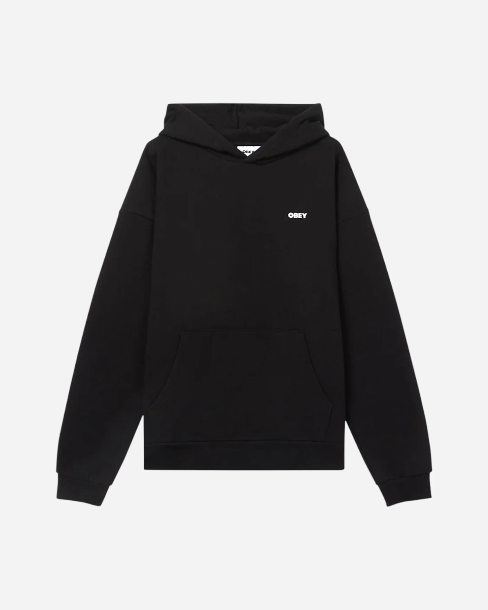 Bold Star Extra Heavy Hood Fleece Black