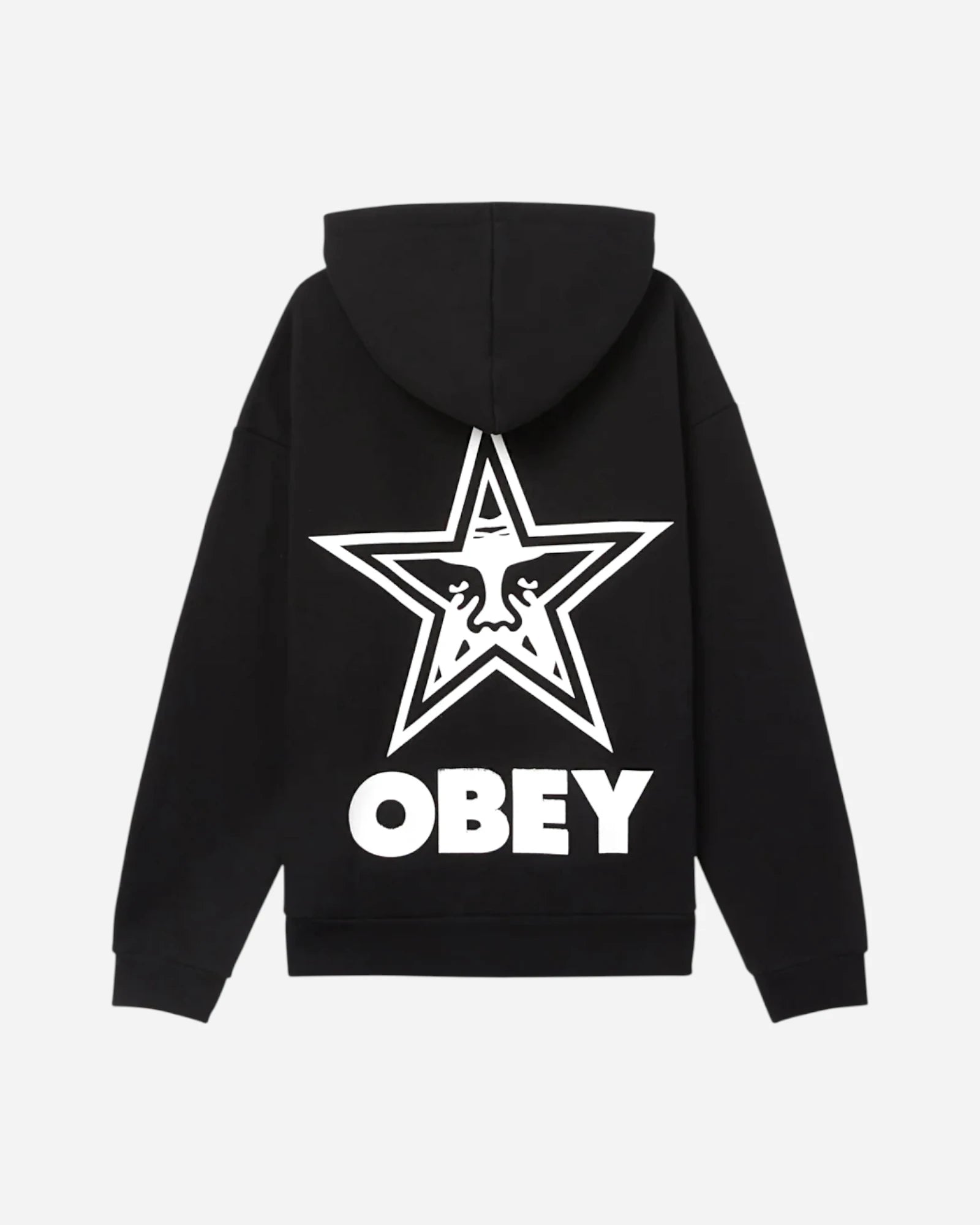 Bold Star Extra Heavy Hood Fleece Black