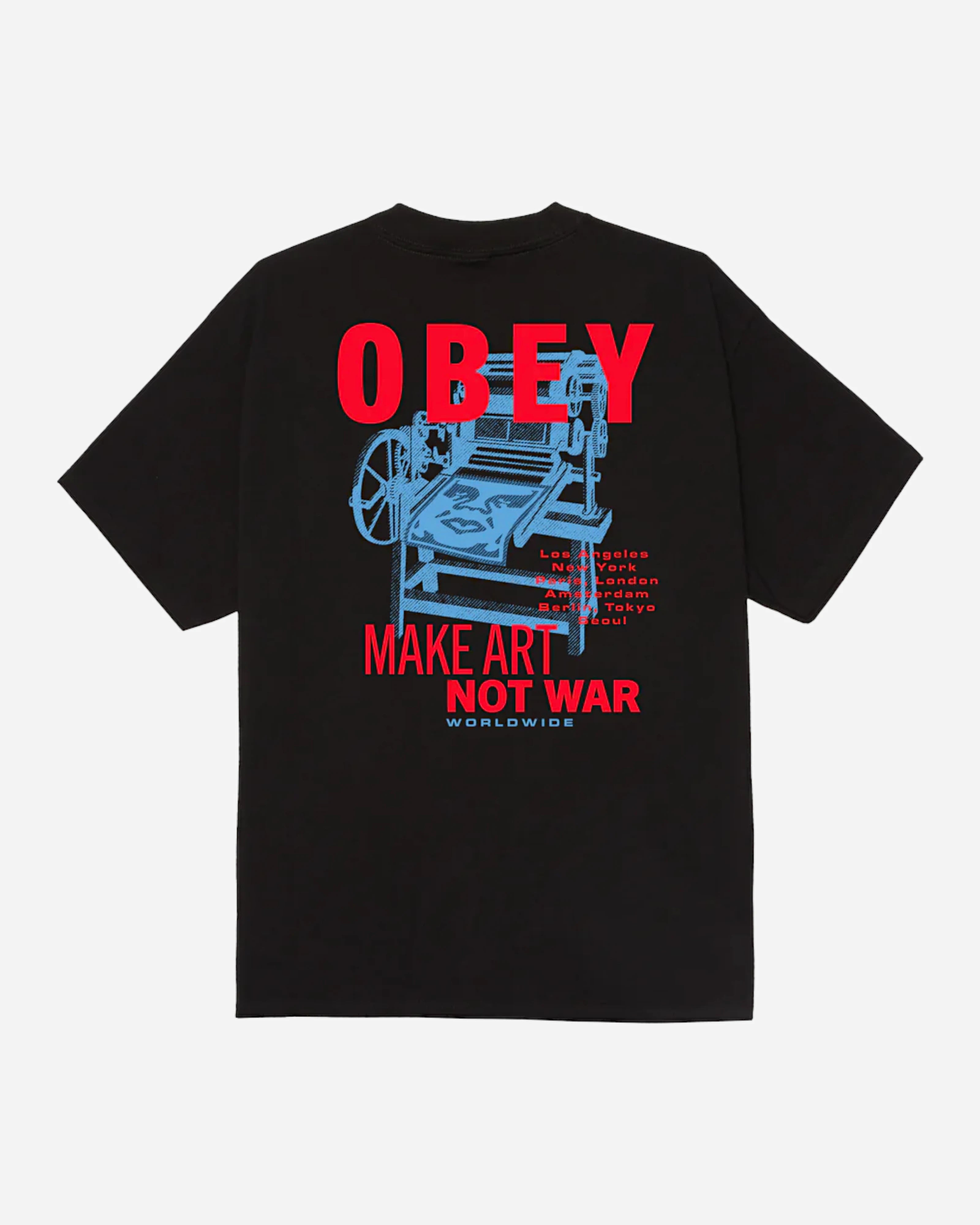 Obey Printing Press Make Art Tee