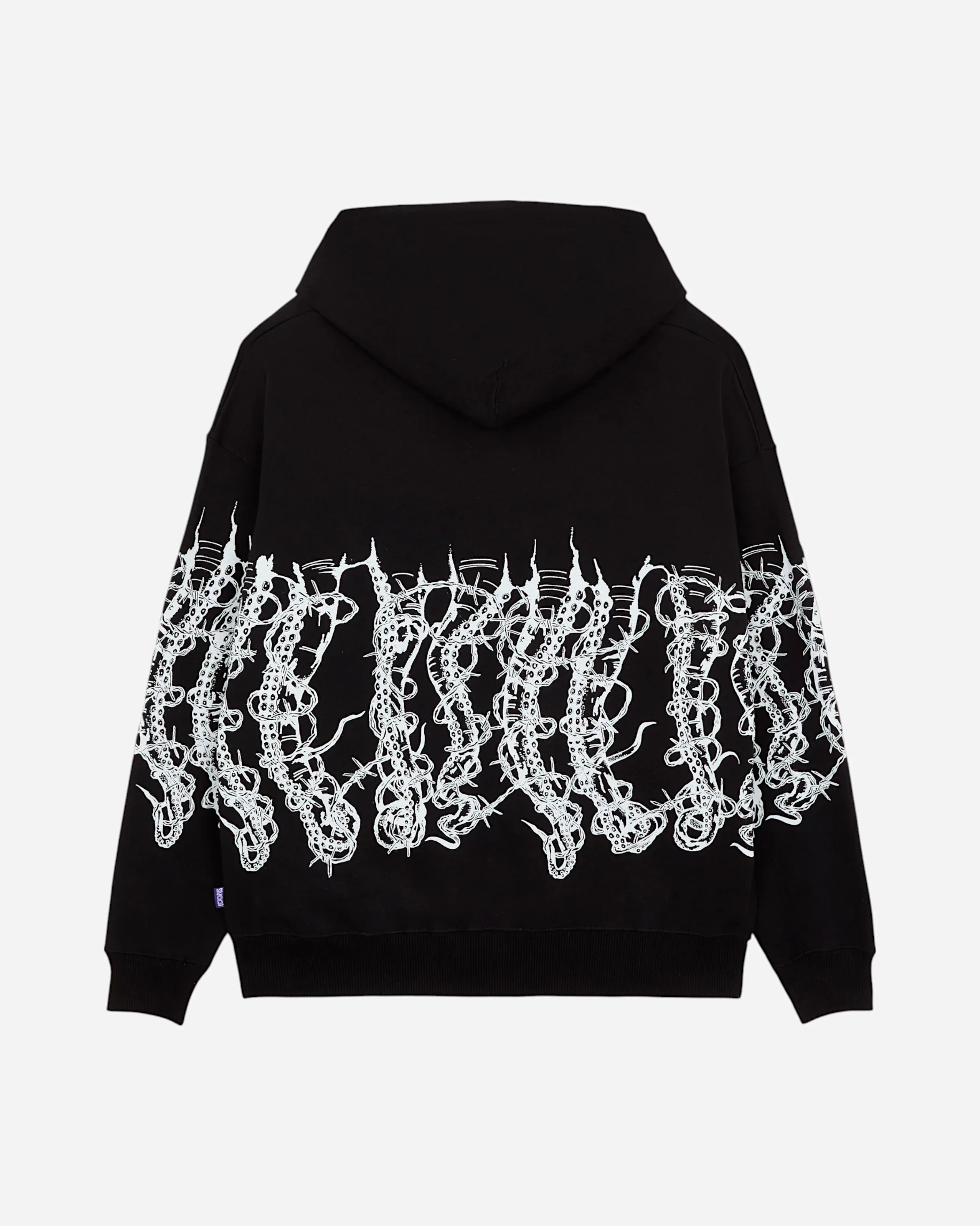 Octopus By Giorgio Di Salvo Barbed Wire Hoodie Nero