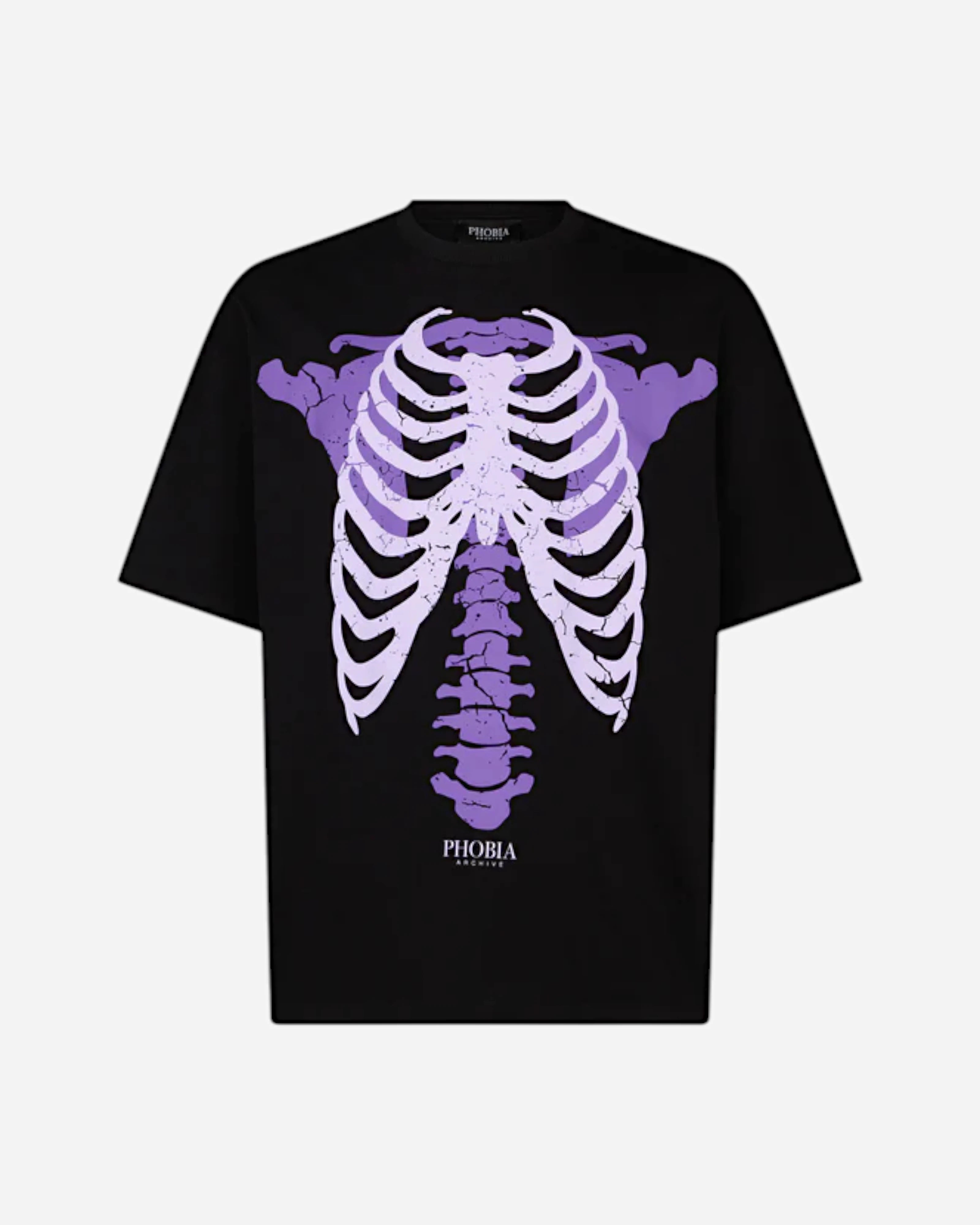 Purple Bones Tee Black
