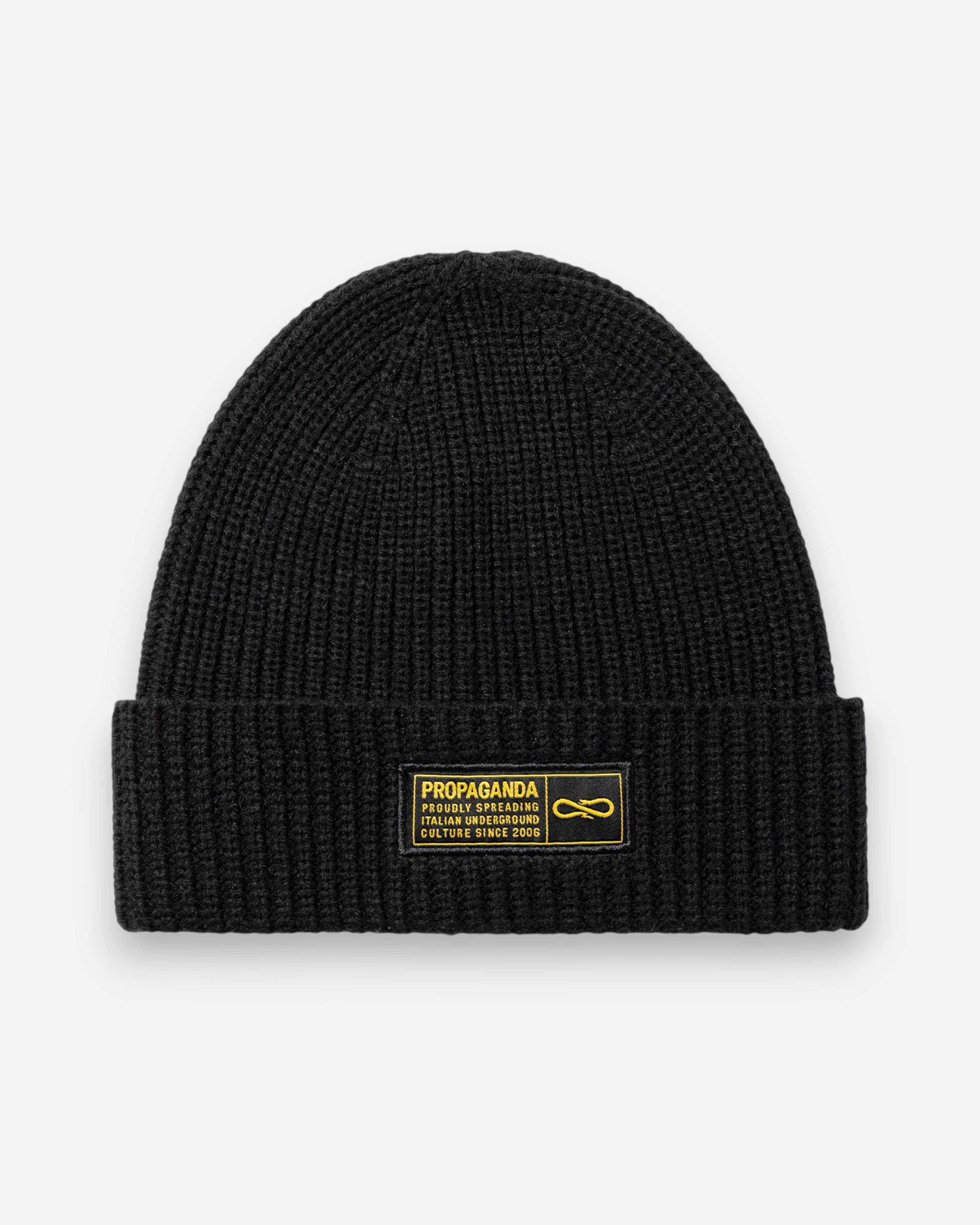 Ribbed Beanie Black