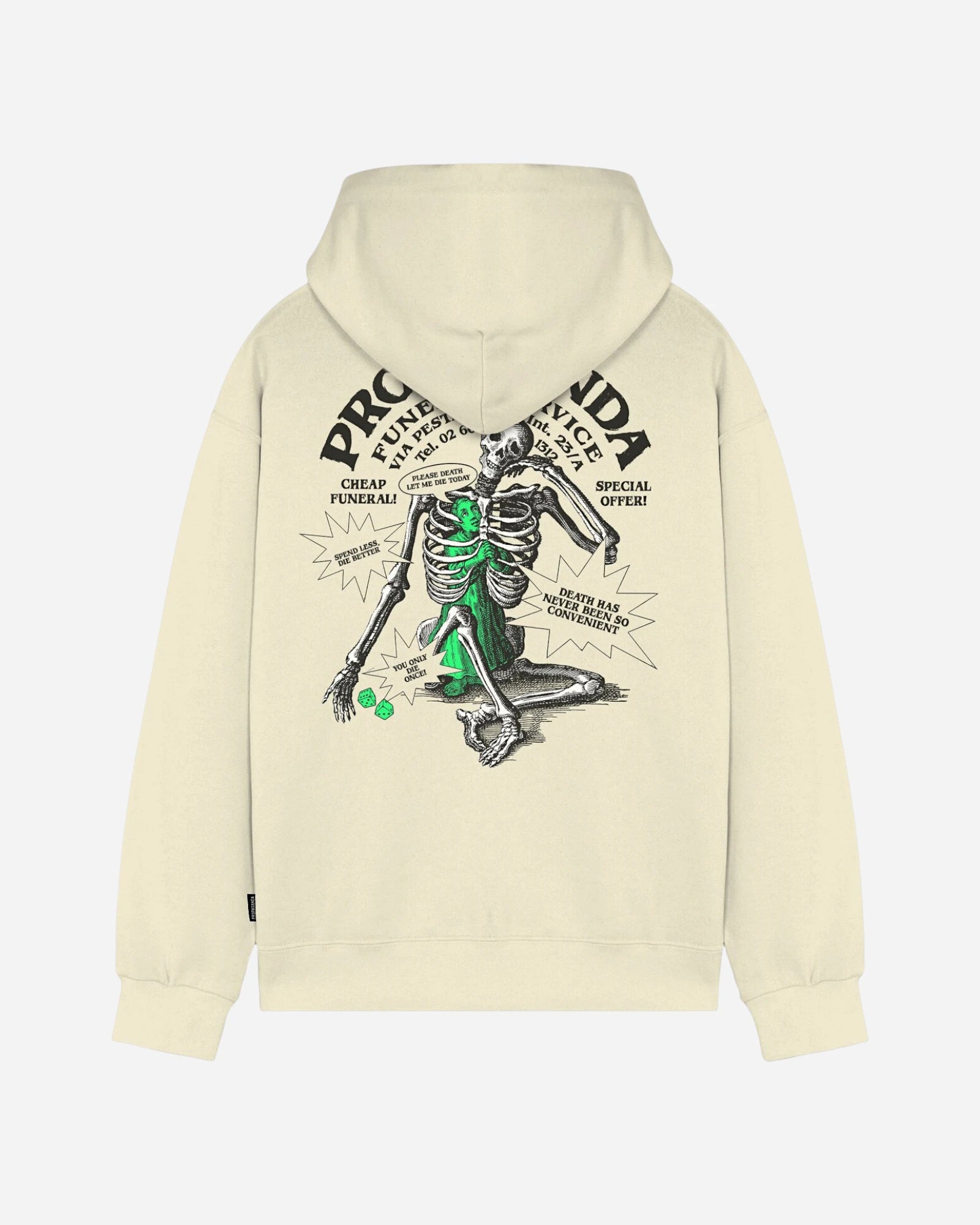 Funeral Hoodie Cream