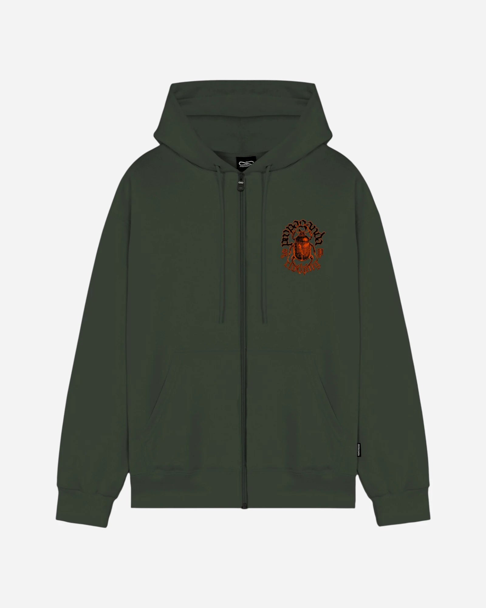 Idol Zip Hoodie Pine Green