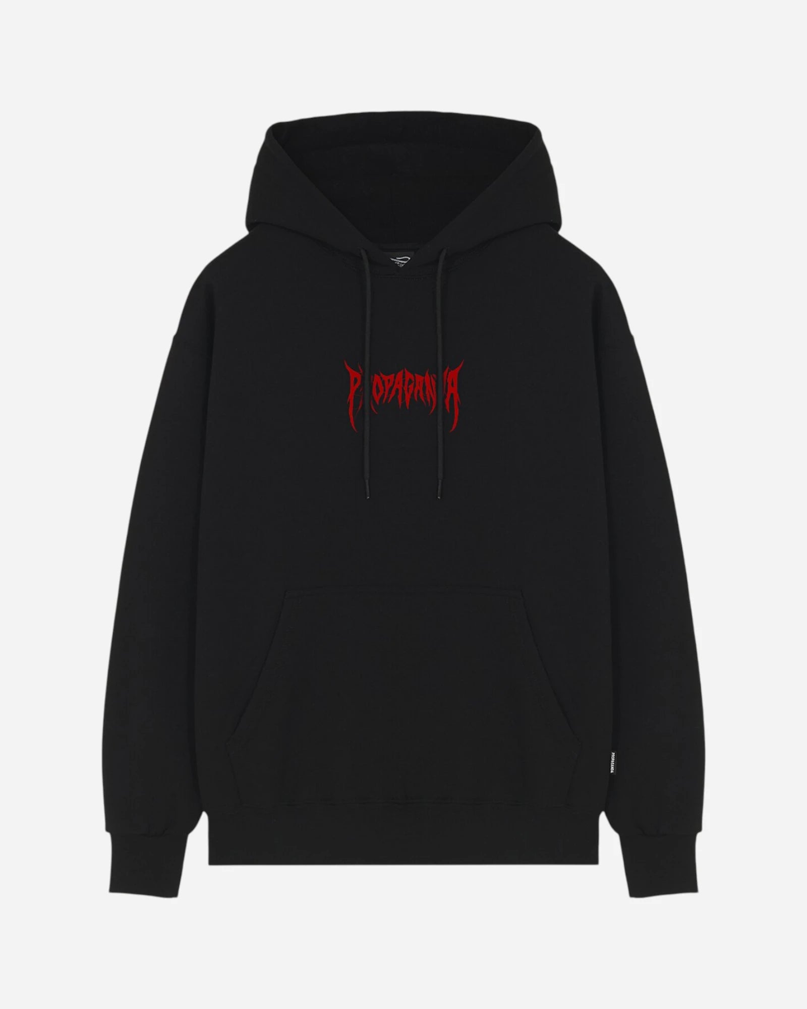 Ribs Spider Hoodie Black