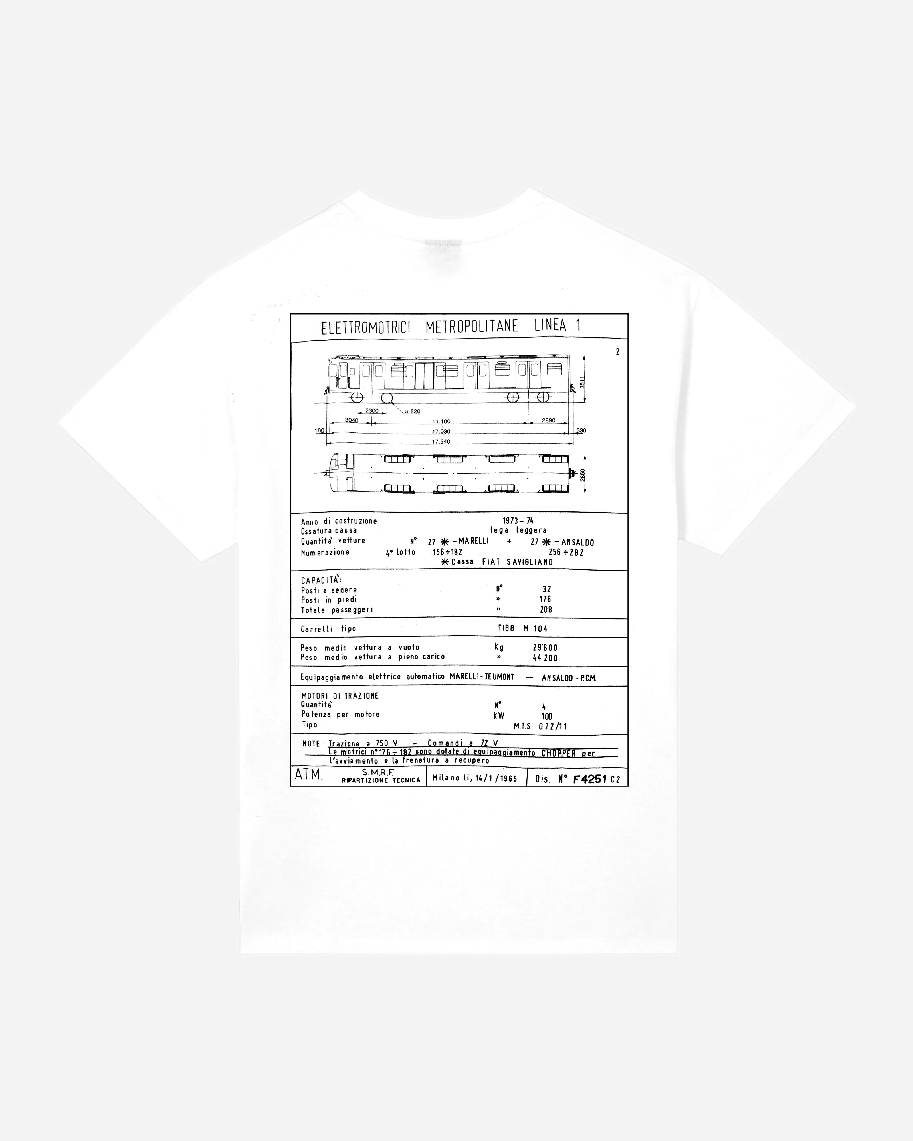 Metro M1 Tshirt White