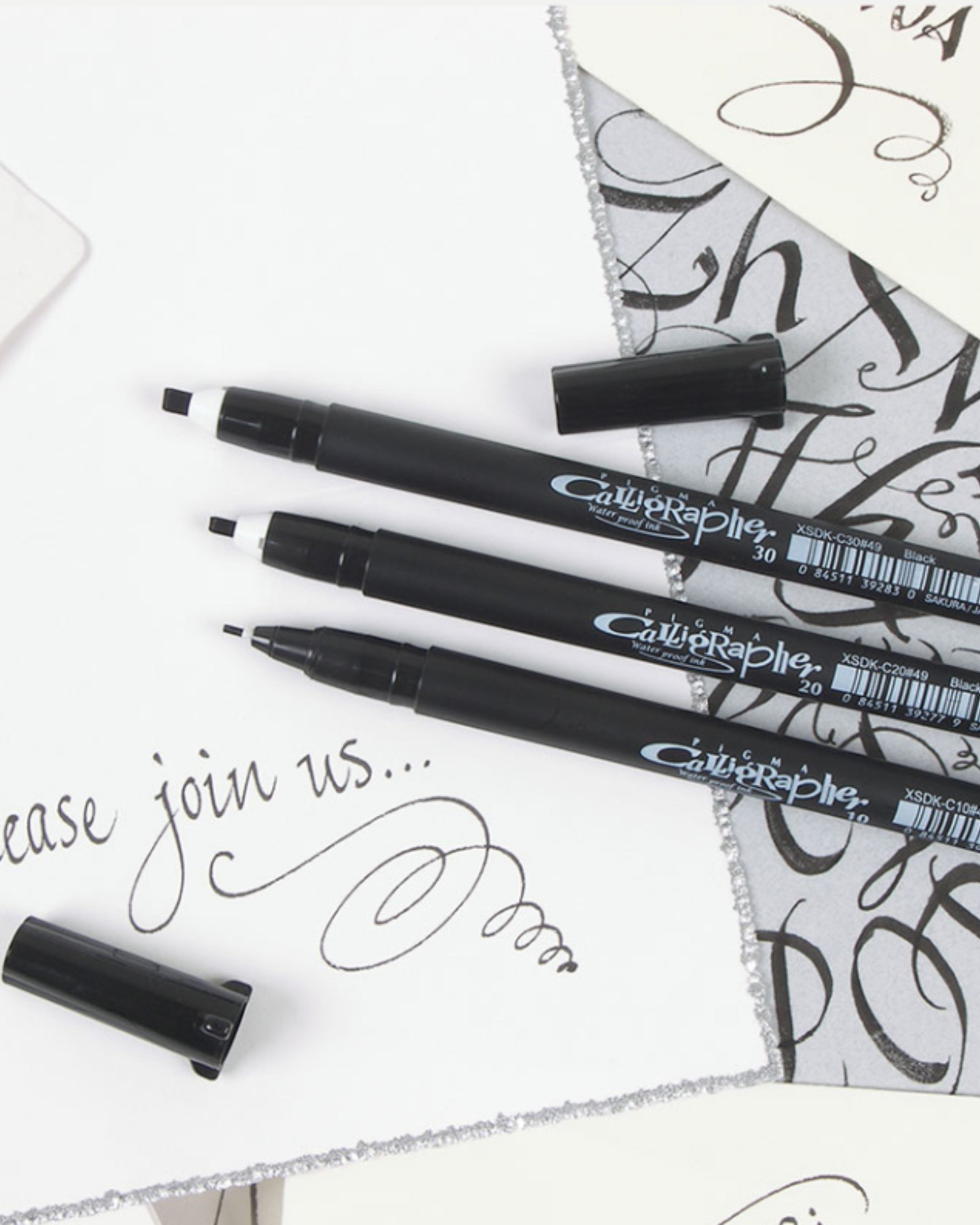 Pigma Calligraphy Set 3 Black