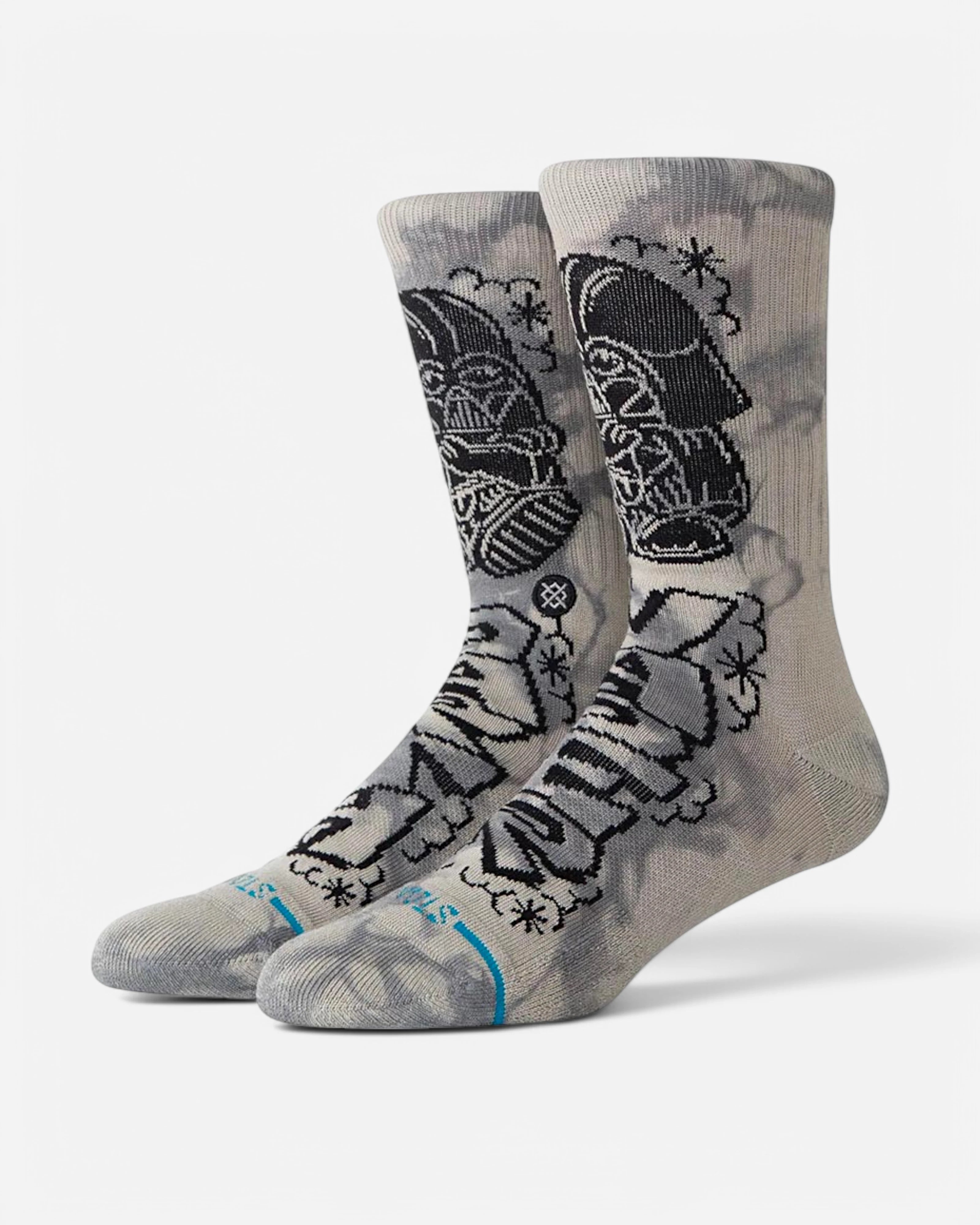 DJ Darth Crew Sock Grey