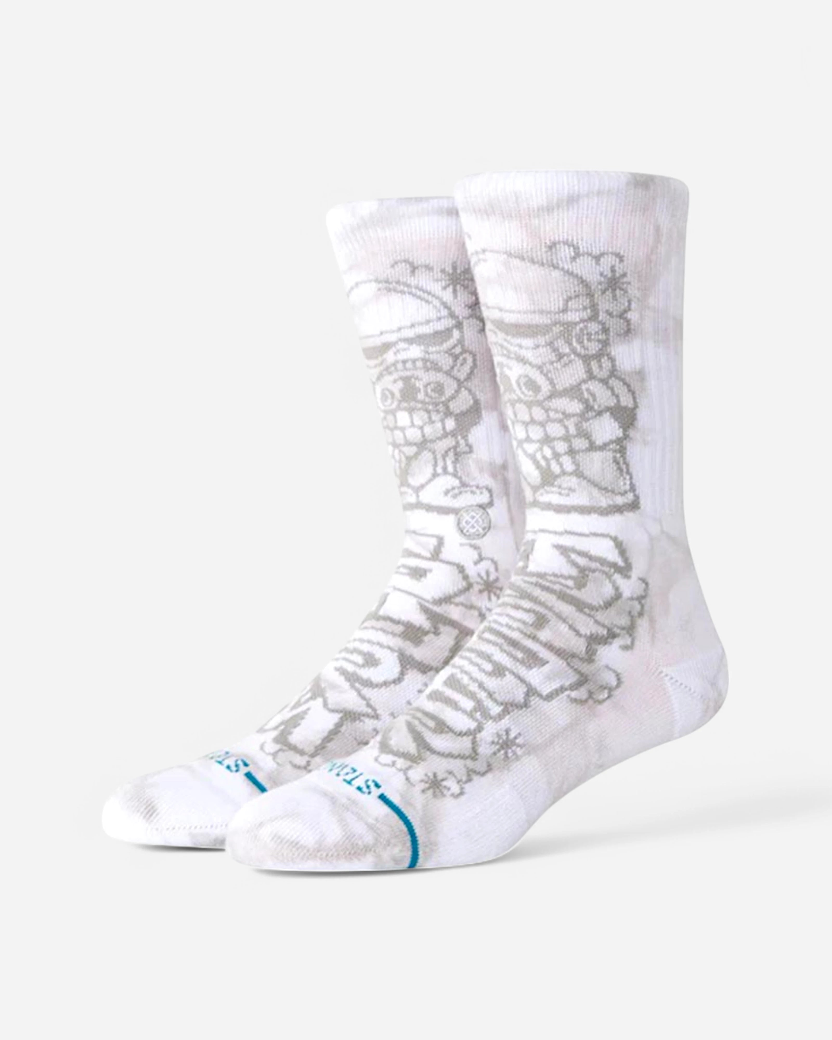 DJ Trooper Crew Sock White