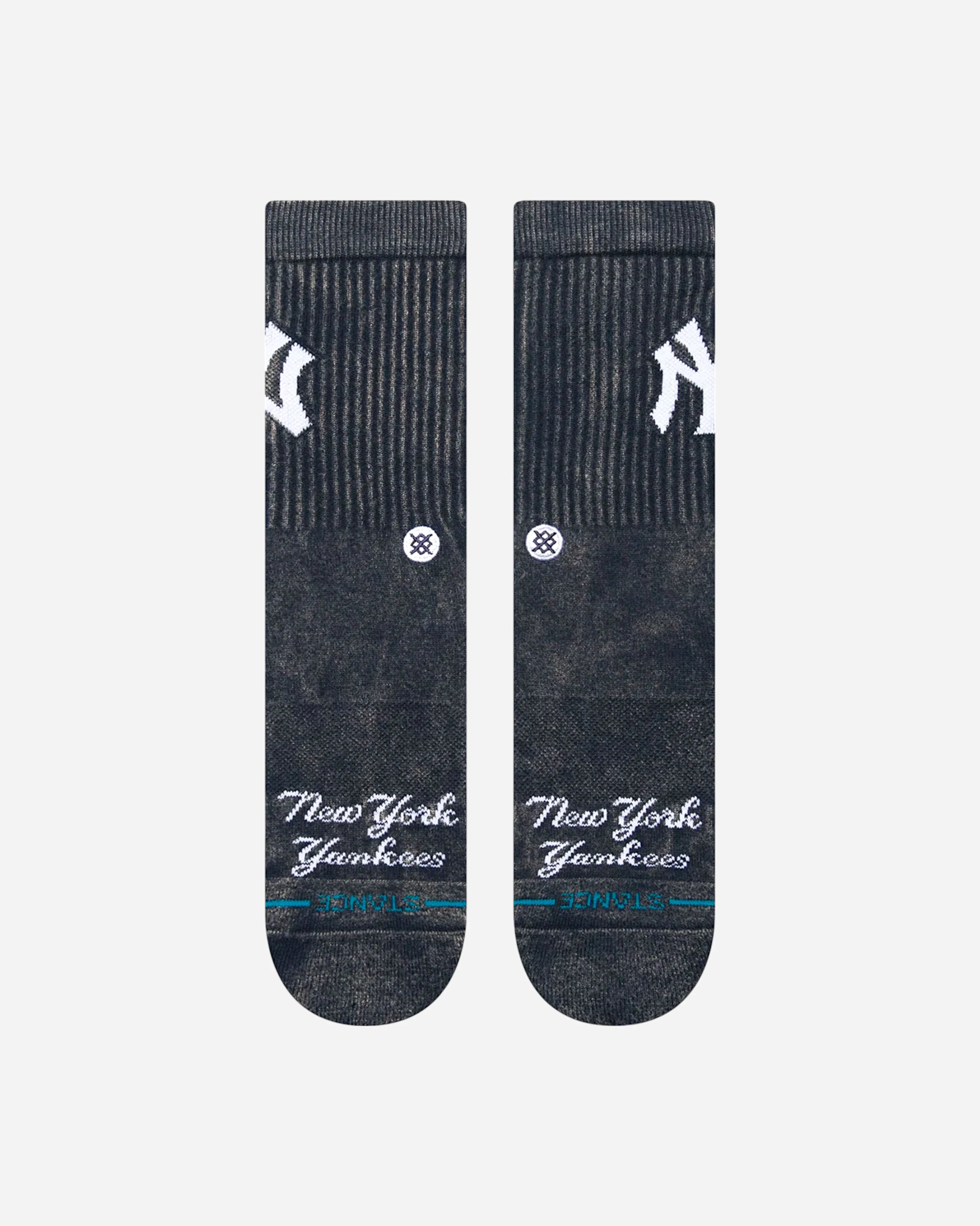 New York MLB Fade Socks Navy Washed