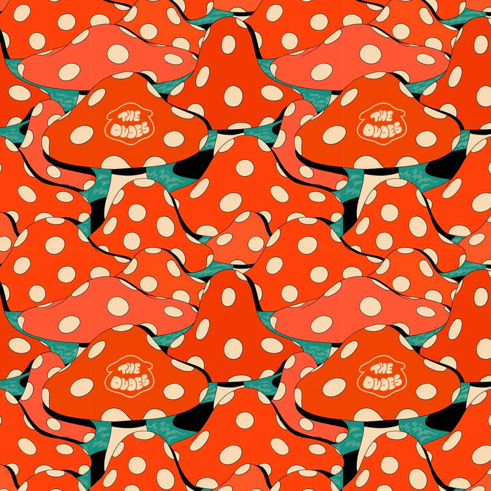 The Dudes Mushroom Boxers Red