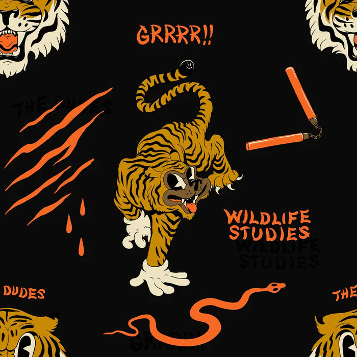 The Dudes Wildlife Studies Boxers Black