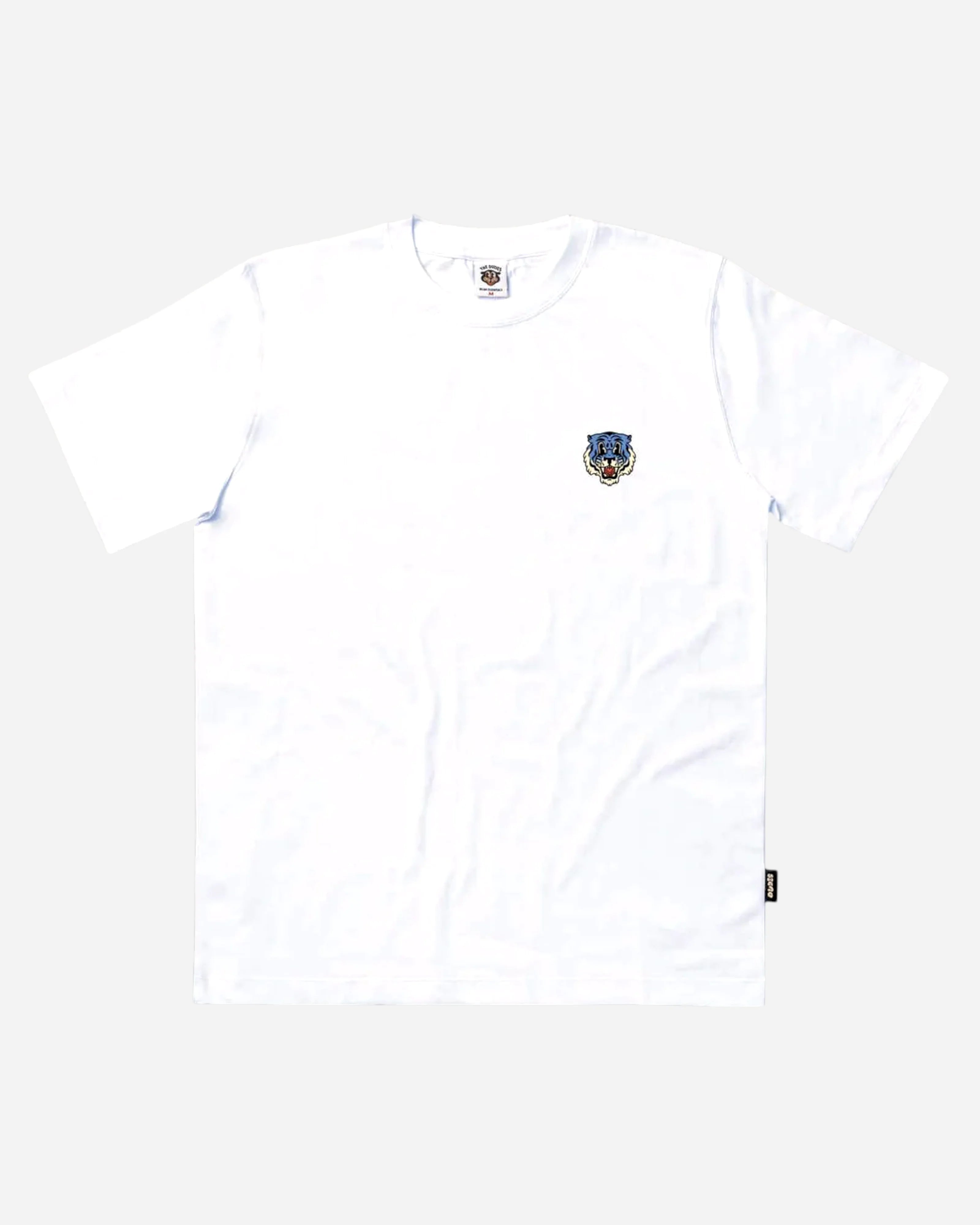 Tiger Bear Blue Premium T-Shirt White