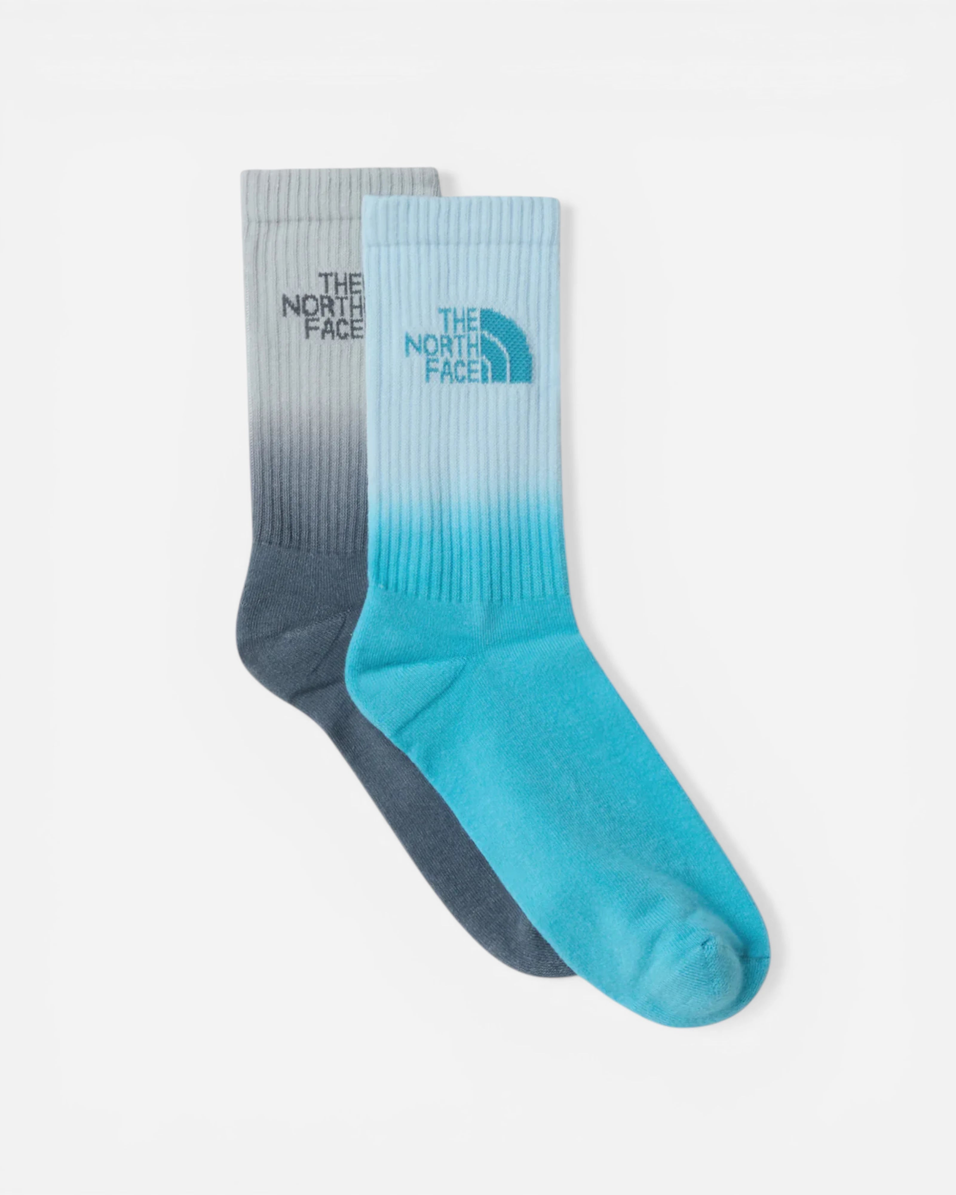 Everyday Crew Socks Dip Dye River Ice-Opal Frost-Frost Grey-Granite Grey 2x Pack