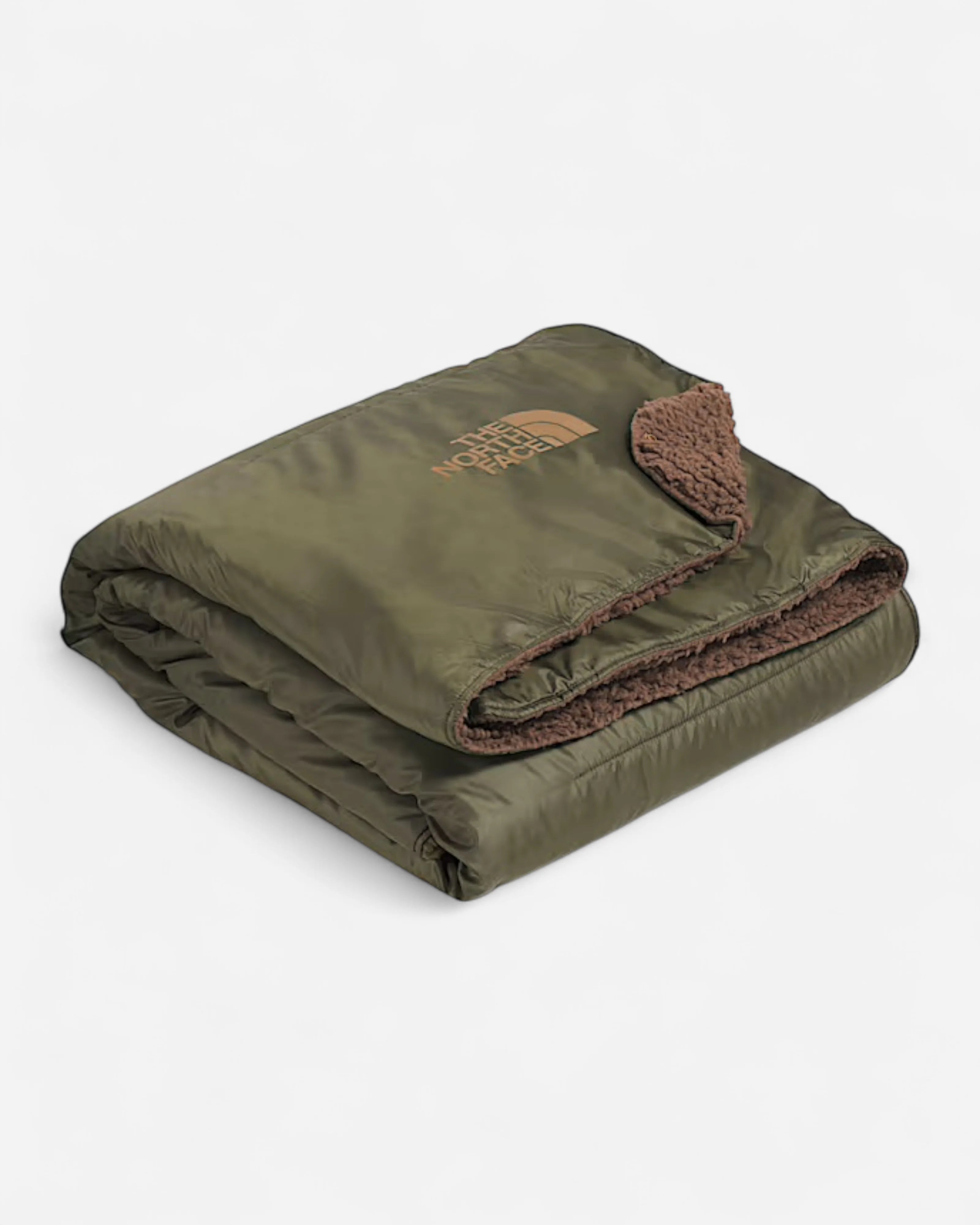 Wawona Fuzzy Blanket Jacket New Taupe Green Smokey