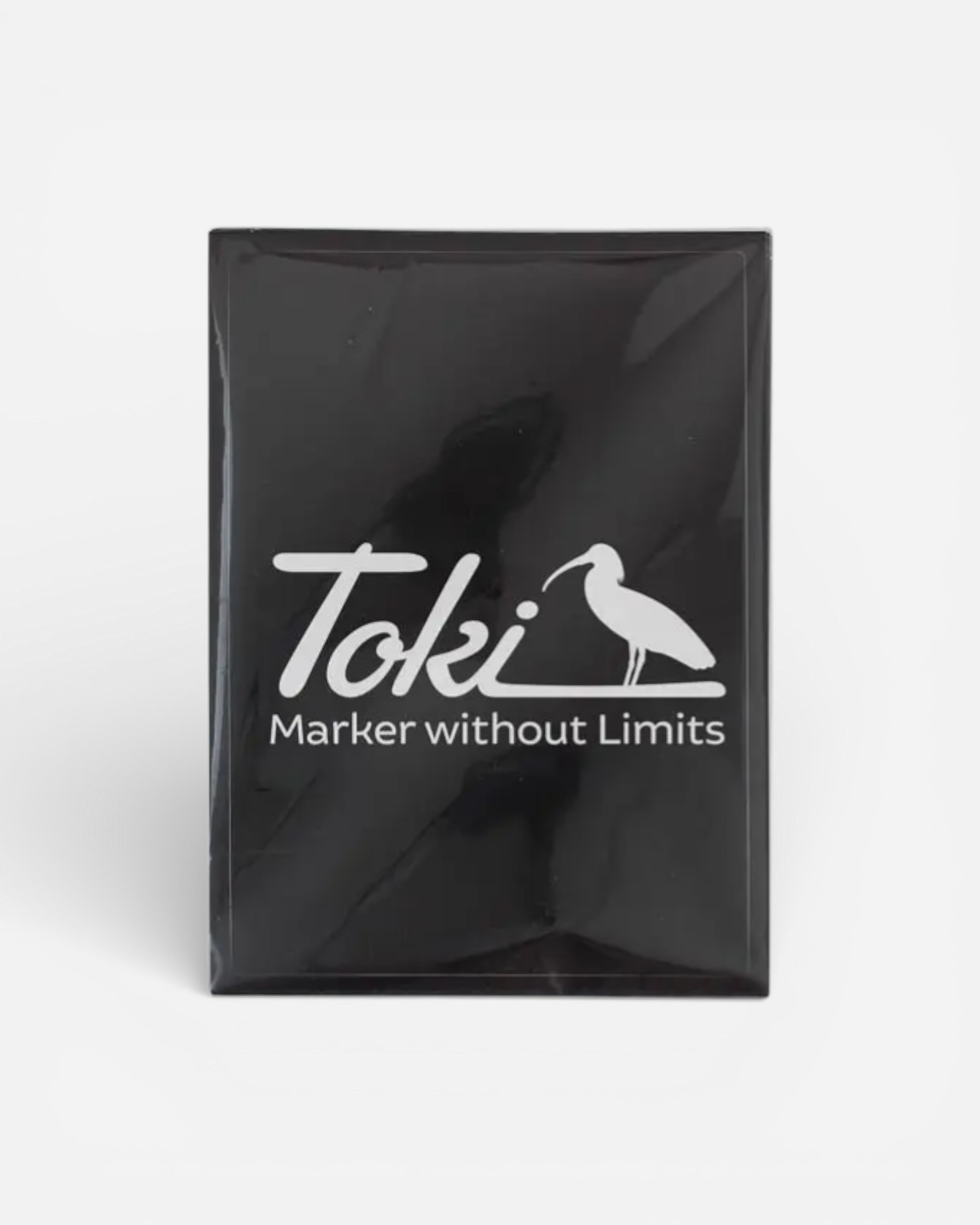 Toki Cracker Eggshell Sticker 50x Black