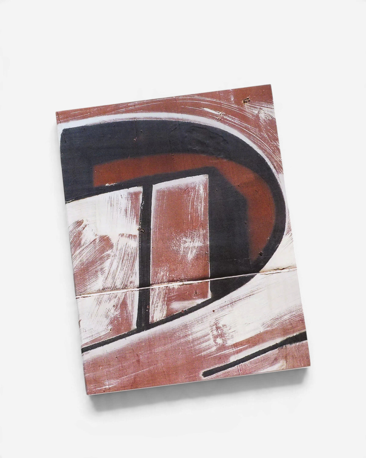 Astrofat 121/183 by Boris DELTA Tellegen book featuring abstract graffiti art in black and white on a reddish-brown cover