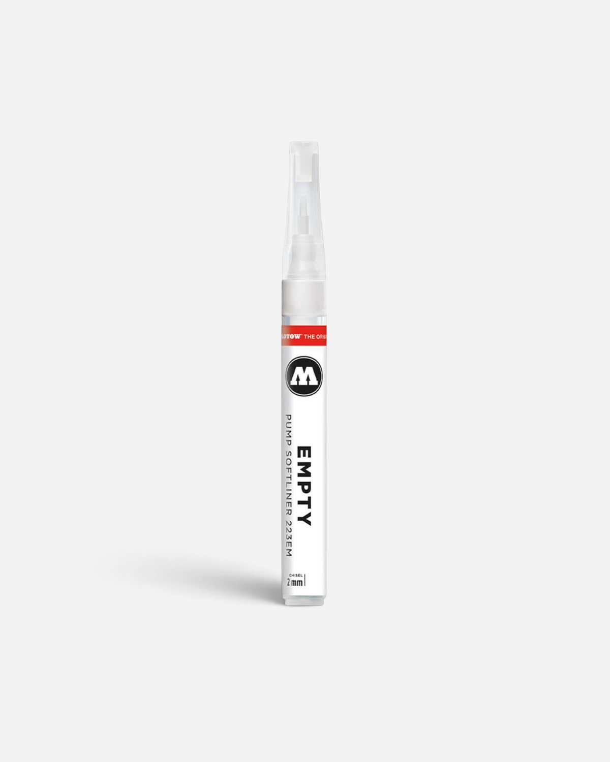 Astrofat 222EM refillable empty marker with a 2mm chisel tip and pump system for custom ink mixing