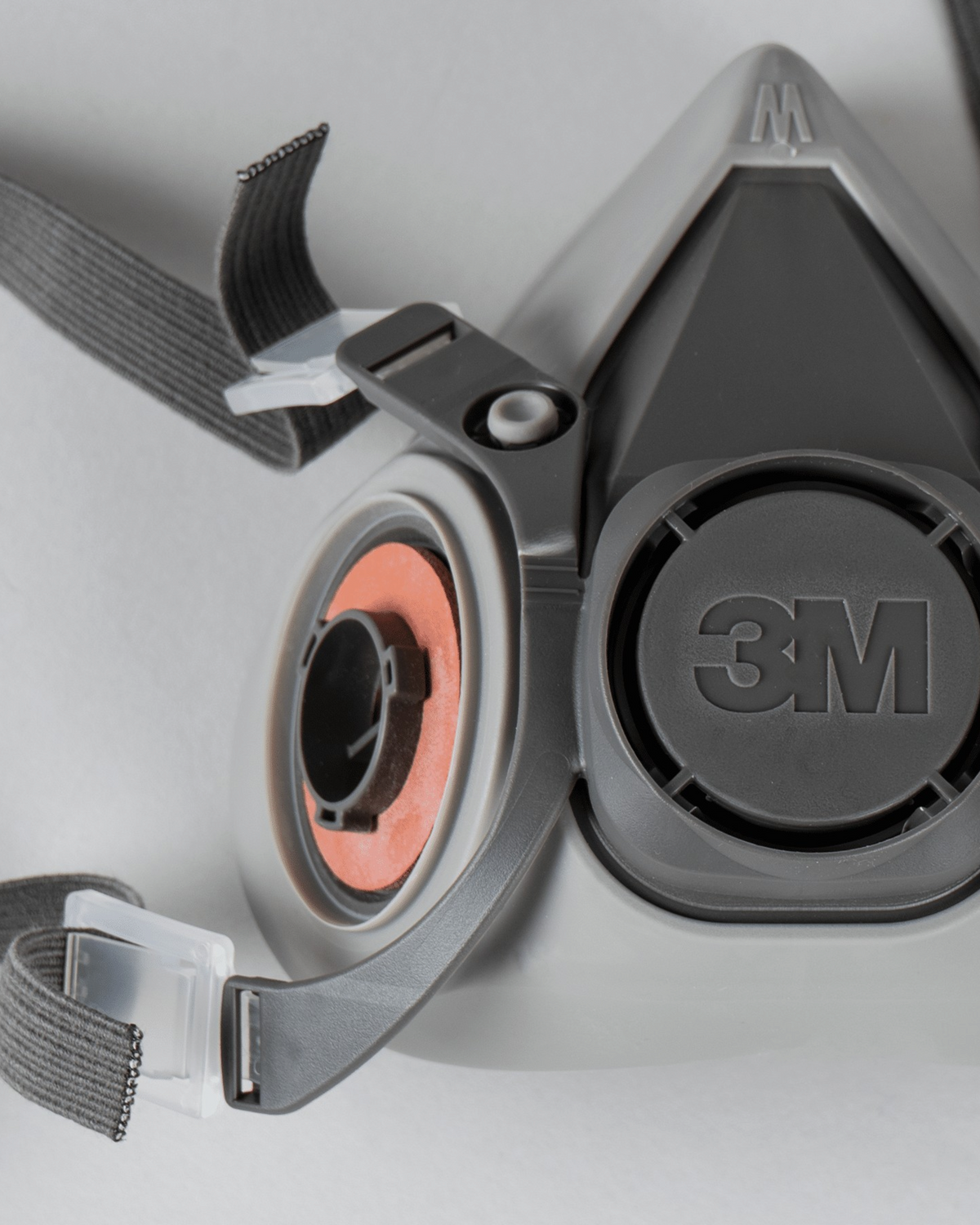 Astrofat 3M 4251+ A1P2 reusable half-mask respirator with grey shell, integrated filters, and adjustable head straps.