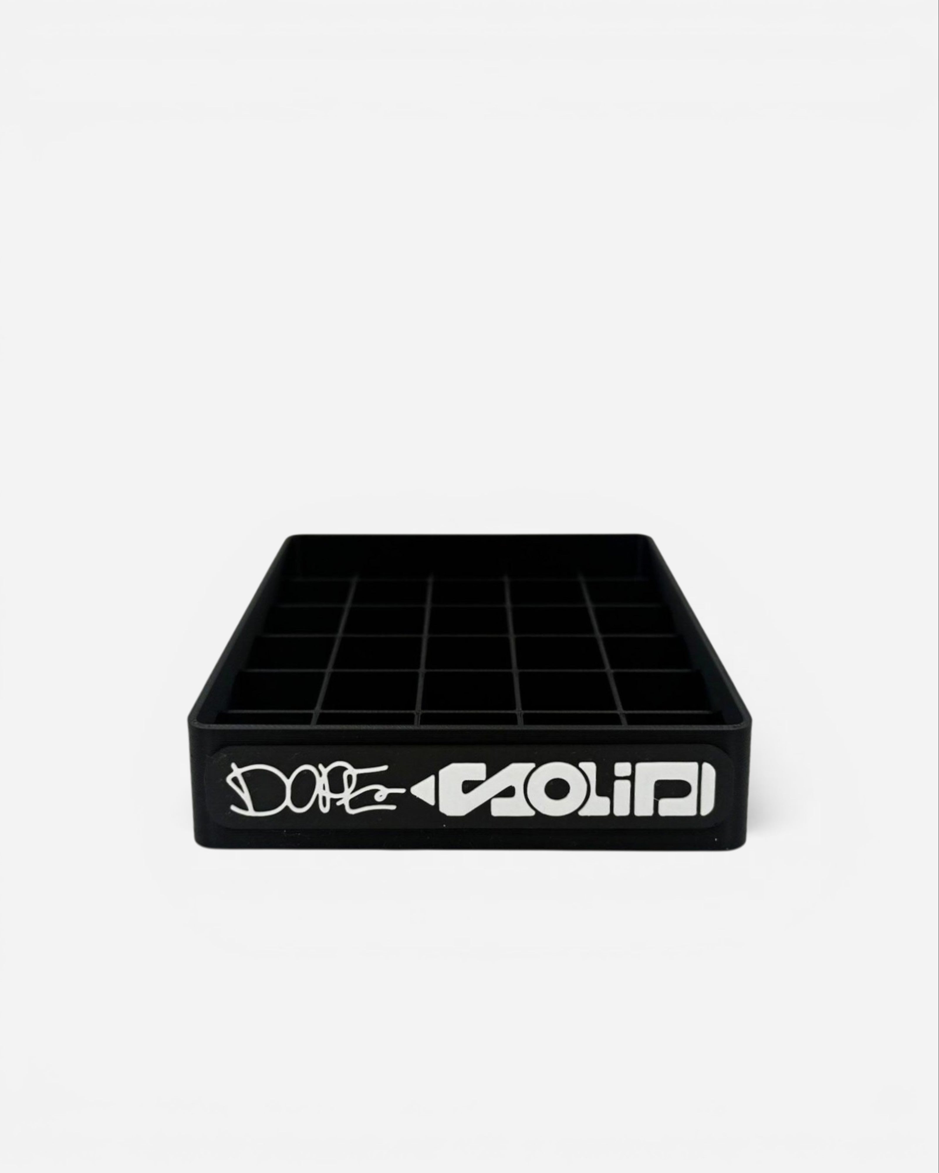 Astrofat black marker display stand with Dope Solid branding, holds 30 markers.