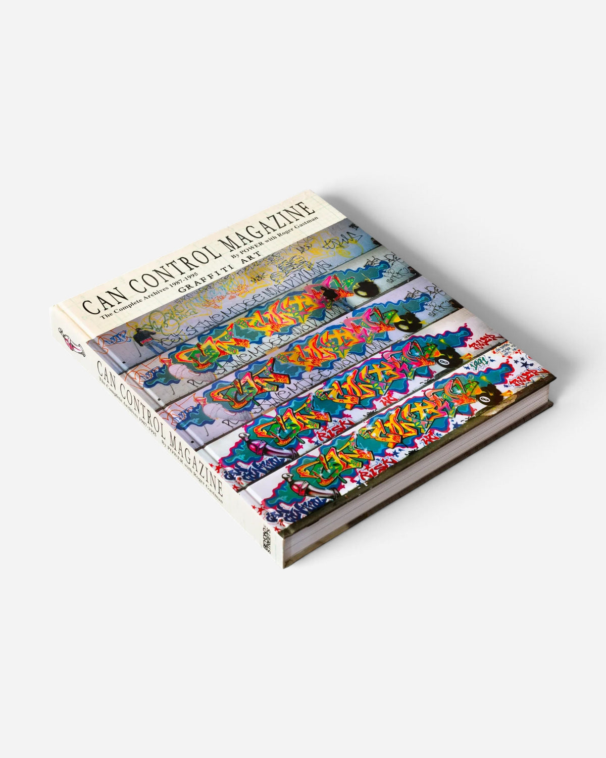 Astrofat hardcover Can Control Magazine The Complete Archives 1987-1995 book featuring vibrant graffiti art covers.