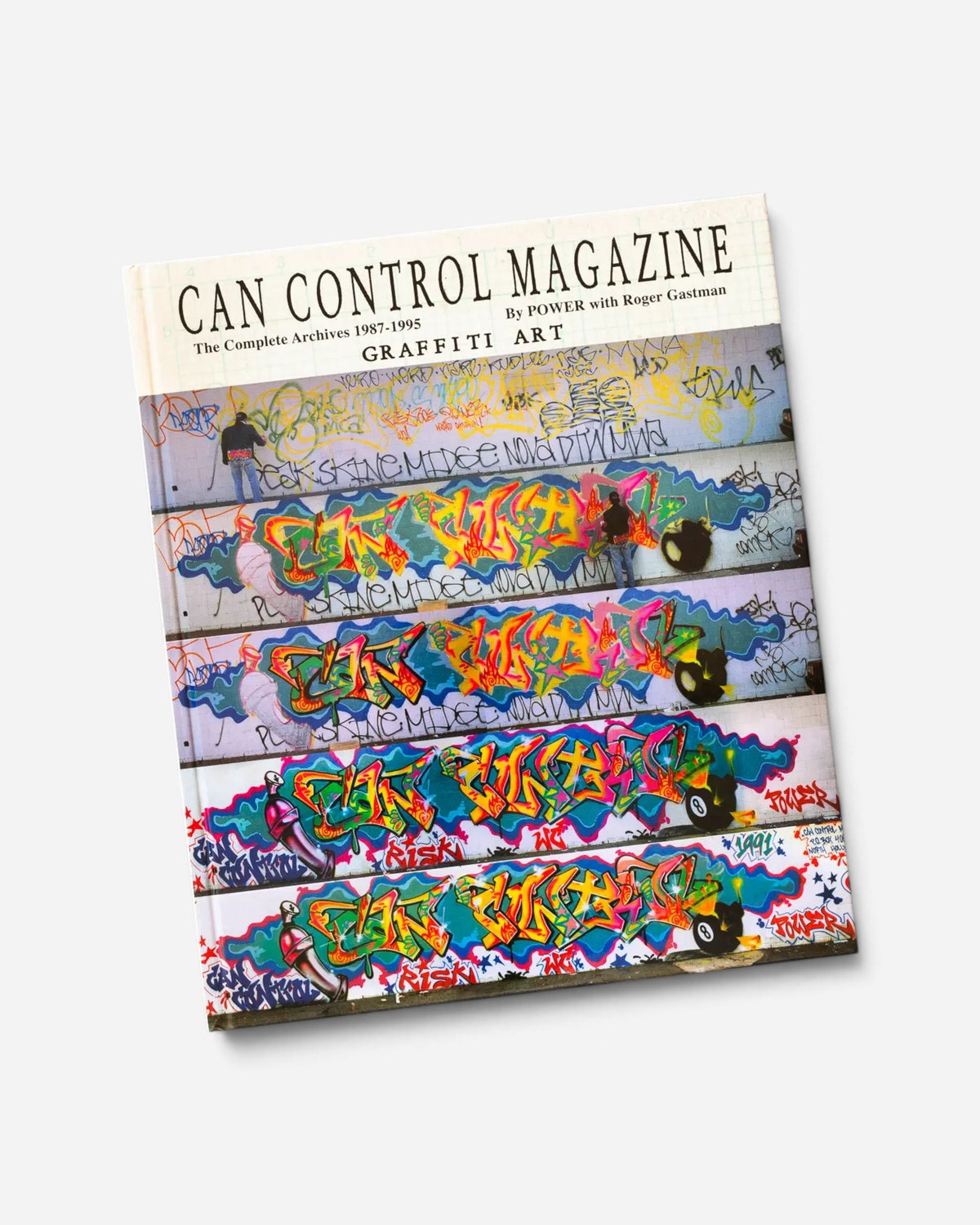 Astrofat Can Control Magazine The Complete Archives 1987–1995 hardcover book featuring vibrant graffiti art cover.