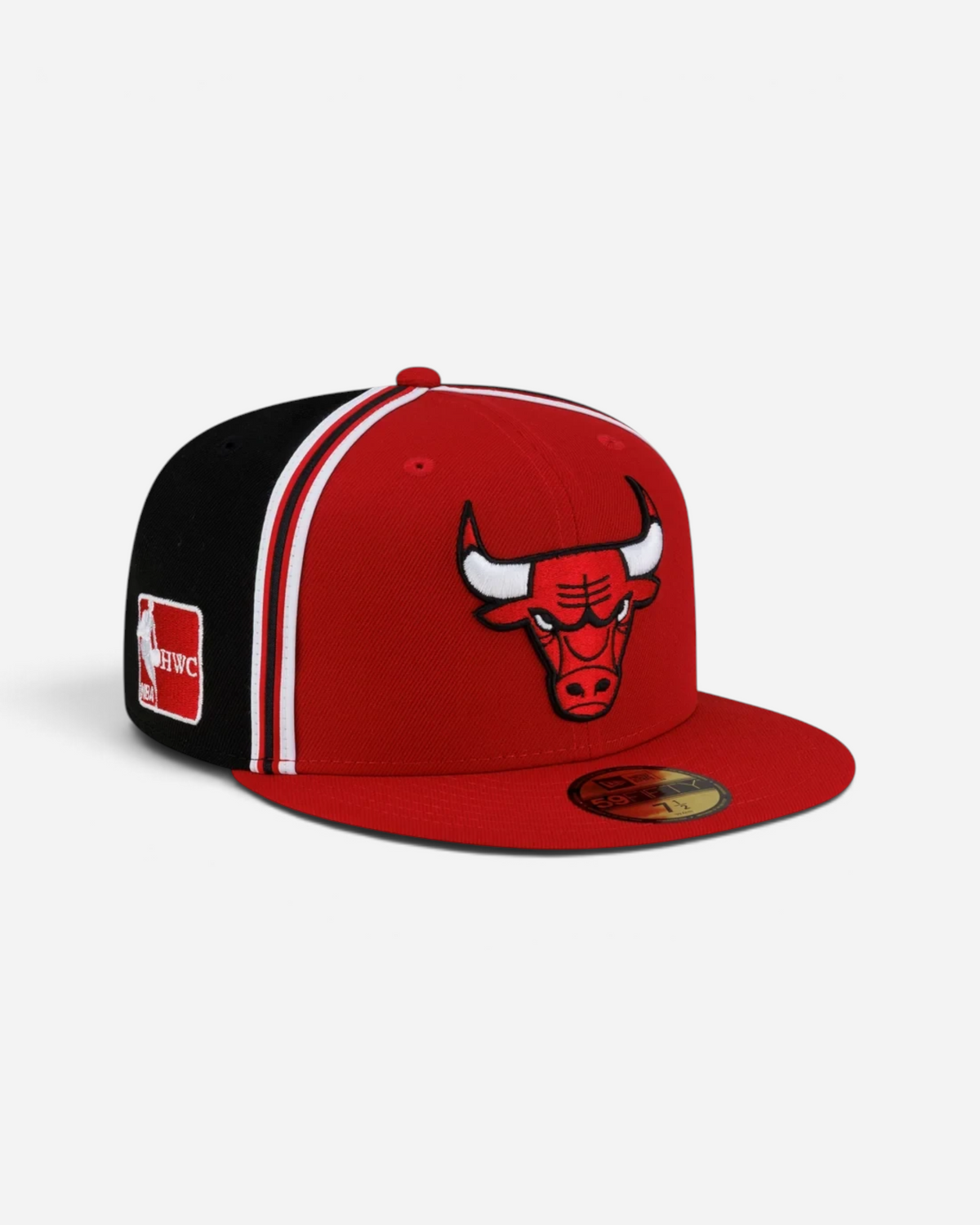 Astrofat 59FIFTY Chicago Bulls Hardwood Classics fitted cap in red and black with embroidered team logo and flat visor