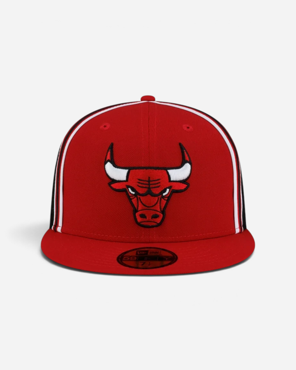 Astrofat Chicago Bulls 59FIFTY fitted cap in red and black with an embroidered team logo on the structured front.