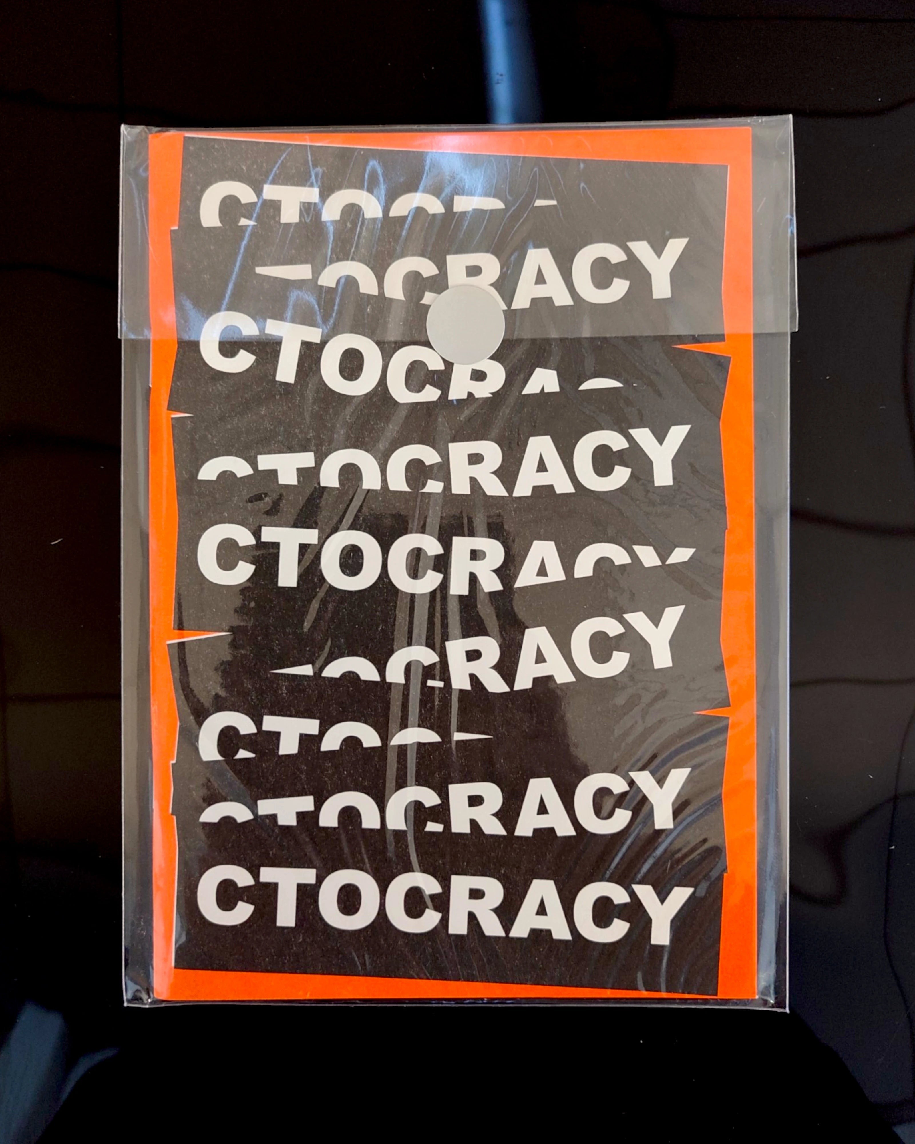 Astrofat CTOCRACY Zine, risograph printed with black and white analog photos, limited edition.