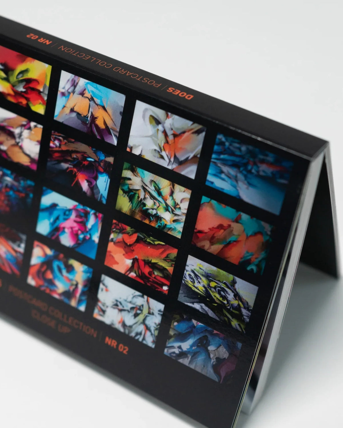 Astrofat DOES Close Up postcard set N°2 featuring 20 unique graffiti art prints in a limited edition booklet format.