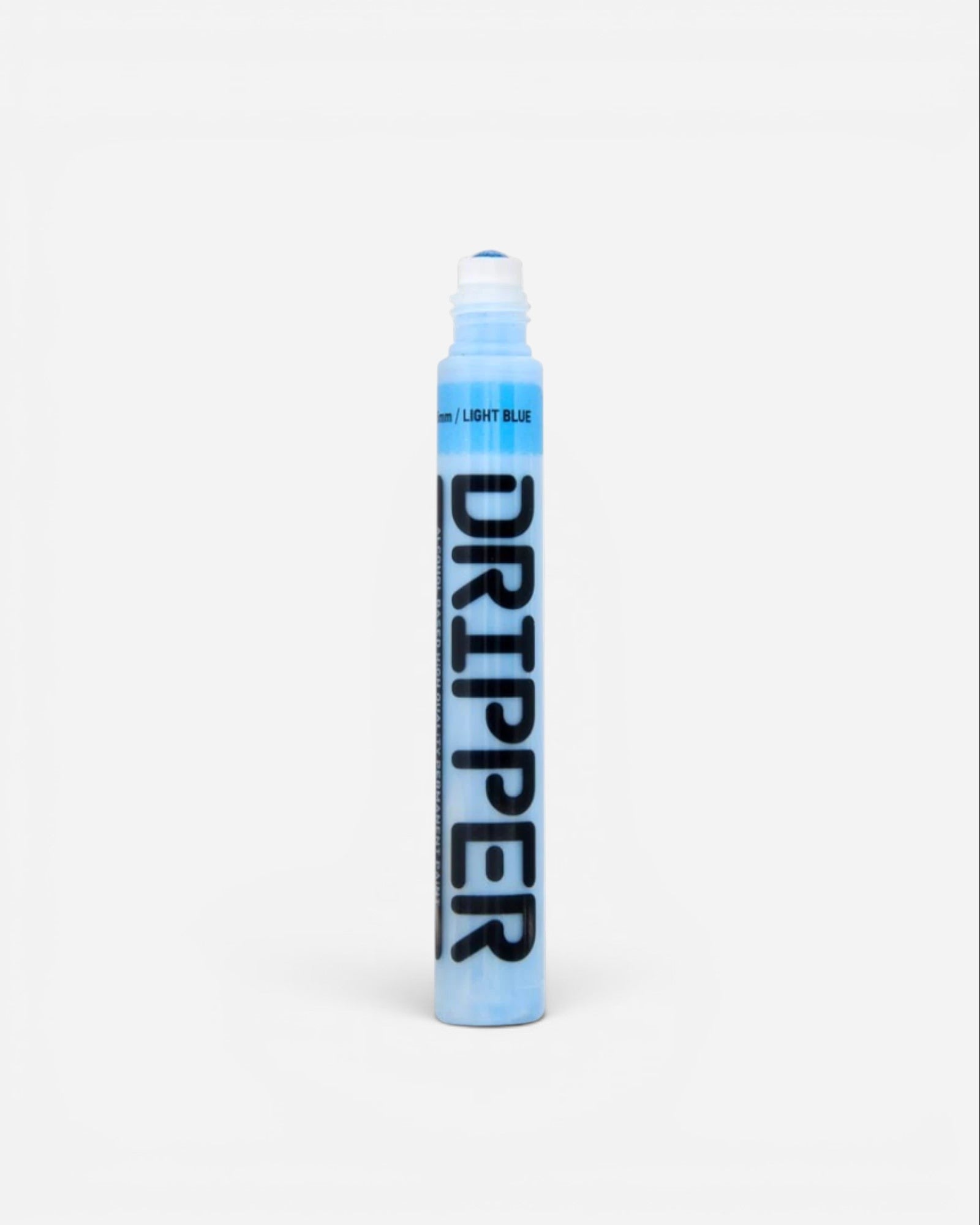 Astrofat Dope Dripper 5mm light blue tagging marker with a soft body for drippy tags. UV, water, and scratch-resistant ink.