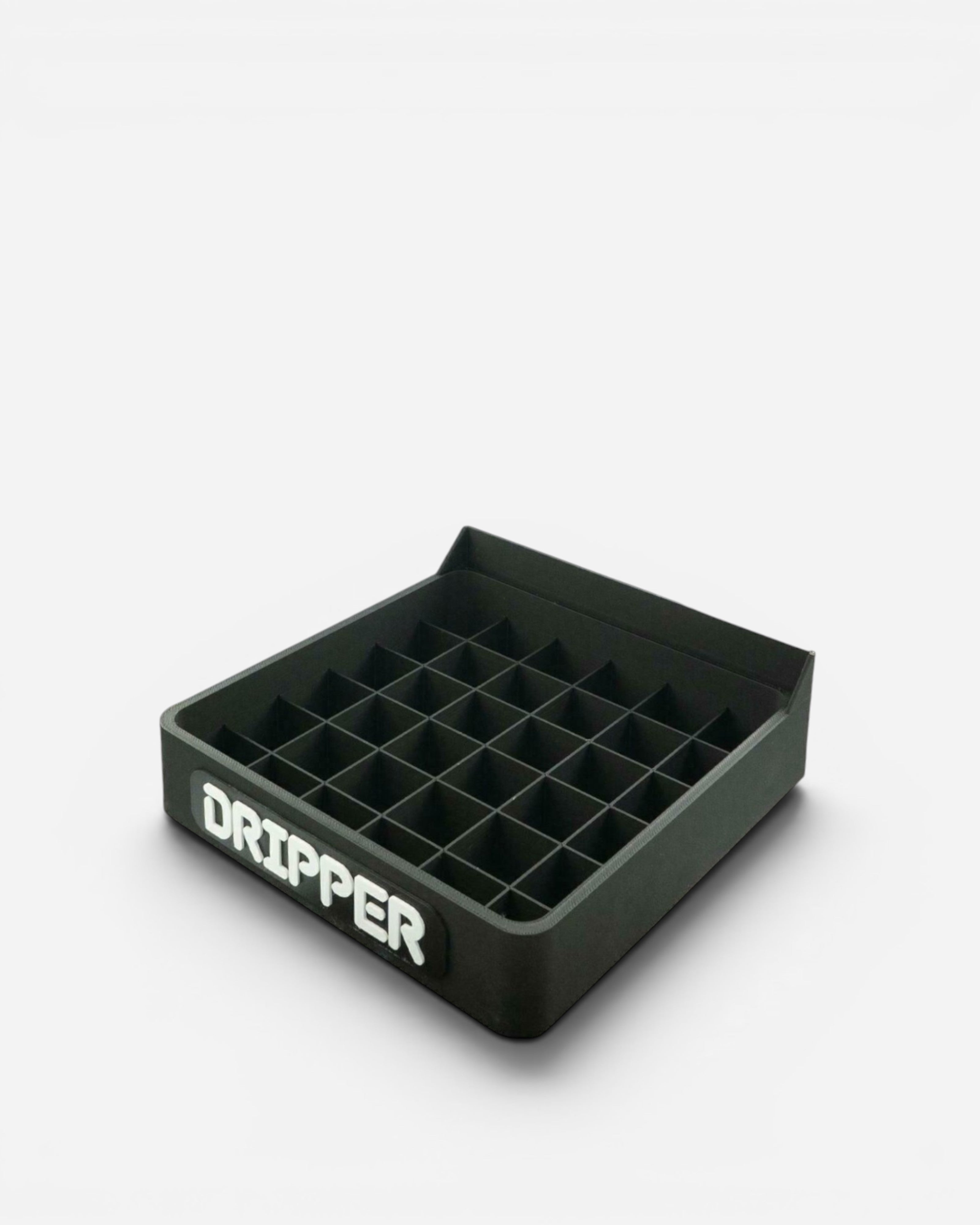Astrofat Dope Dripper 10mm marker organizer, black, holds 36 markers, 16x16cm.