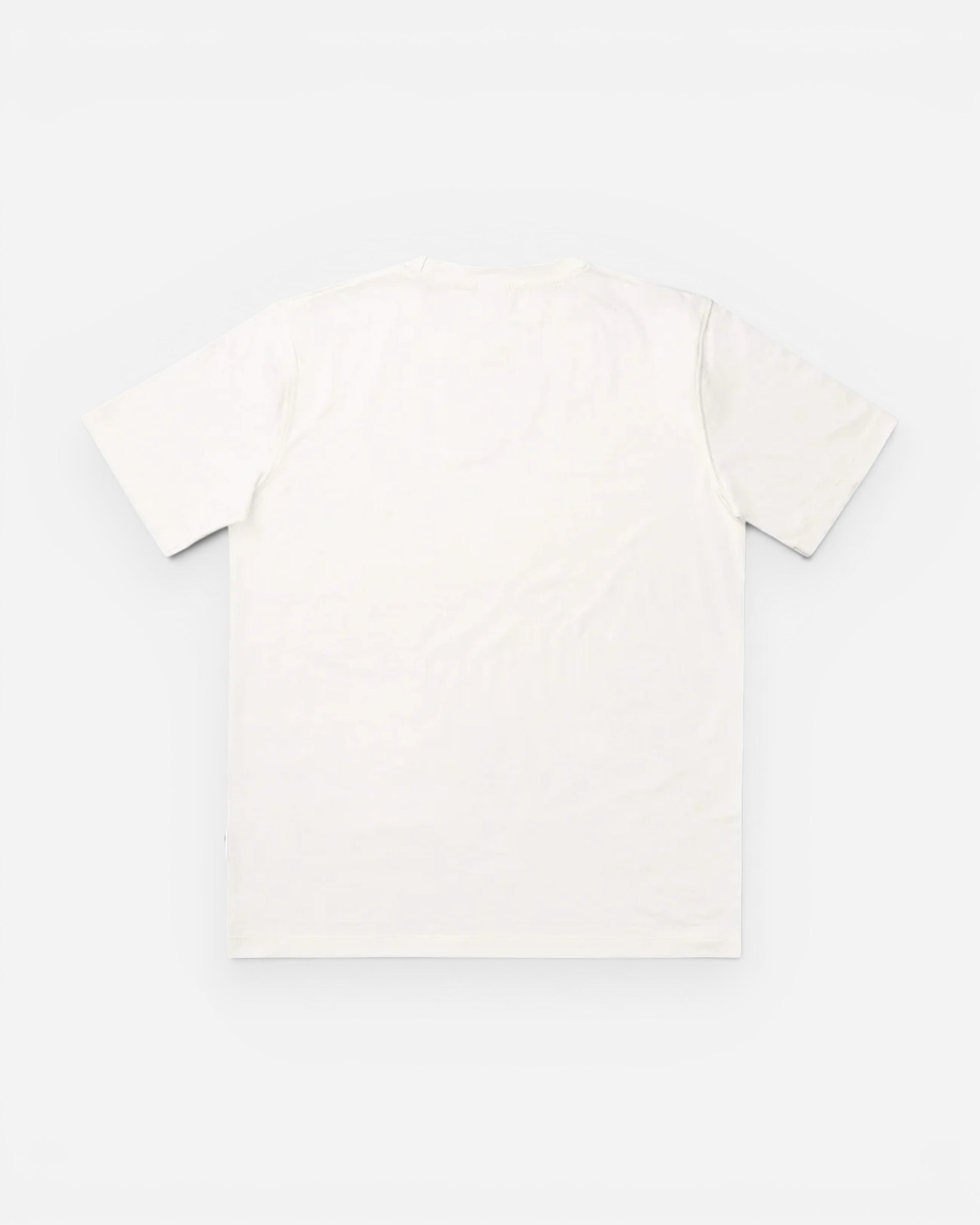 Astrofat Face Plant Tee in off-white, made from 100% organic cotton with a comfortable fit and reinforced details.