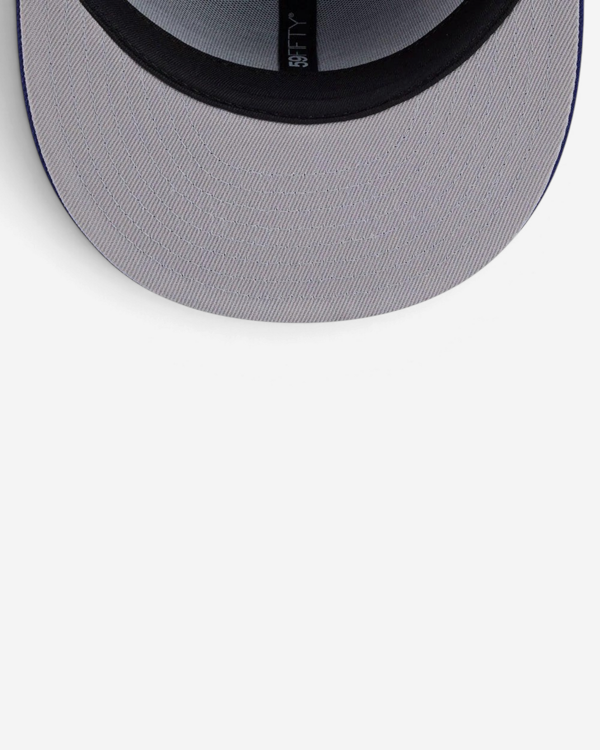 Astrofat 59FIFTY LA Dodgers fitted cap featuring a flat visor with a classic grey undervisor.