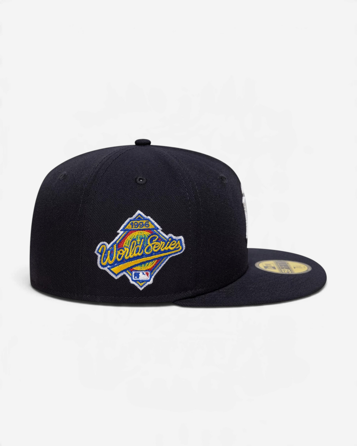 Astrofat black New York Yankees 59FIFTY fitted cap featuring a 1996 World Series patch on the side
