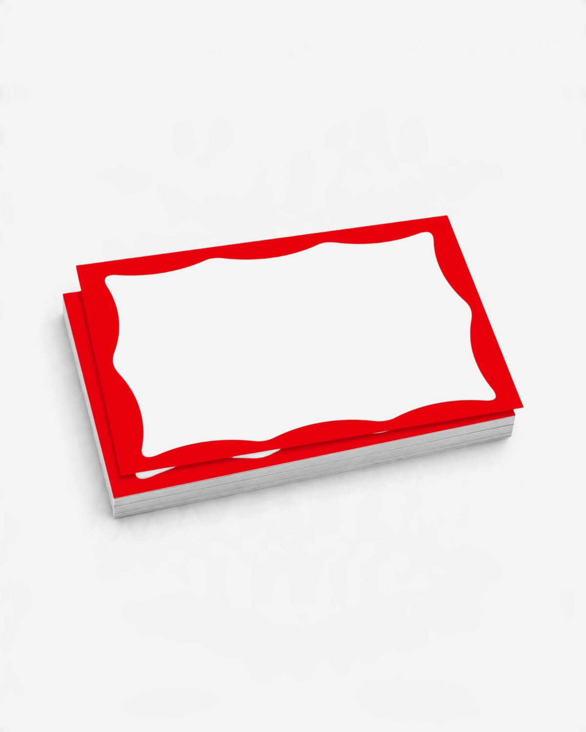 Astrofat Nice Slaps standard stickers with a red decorative frame on a white background, pack of 50.