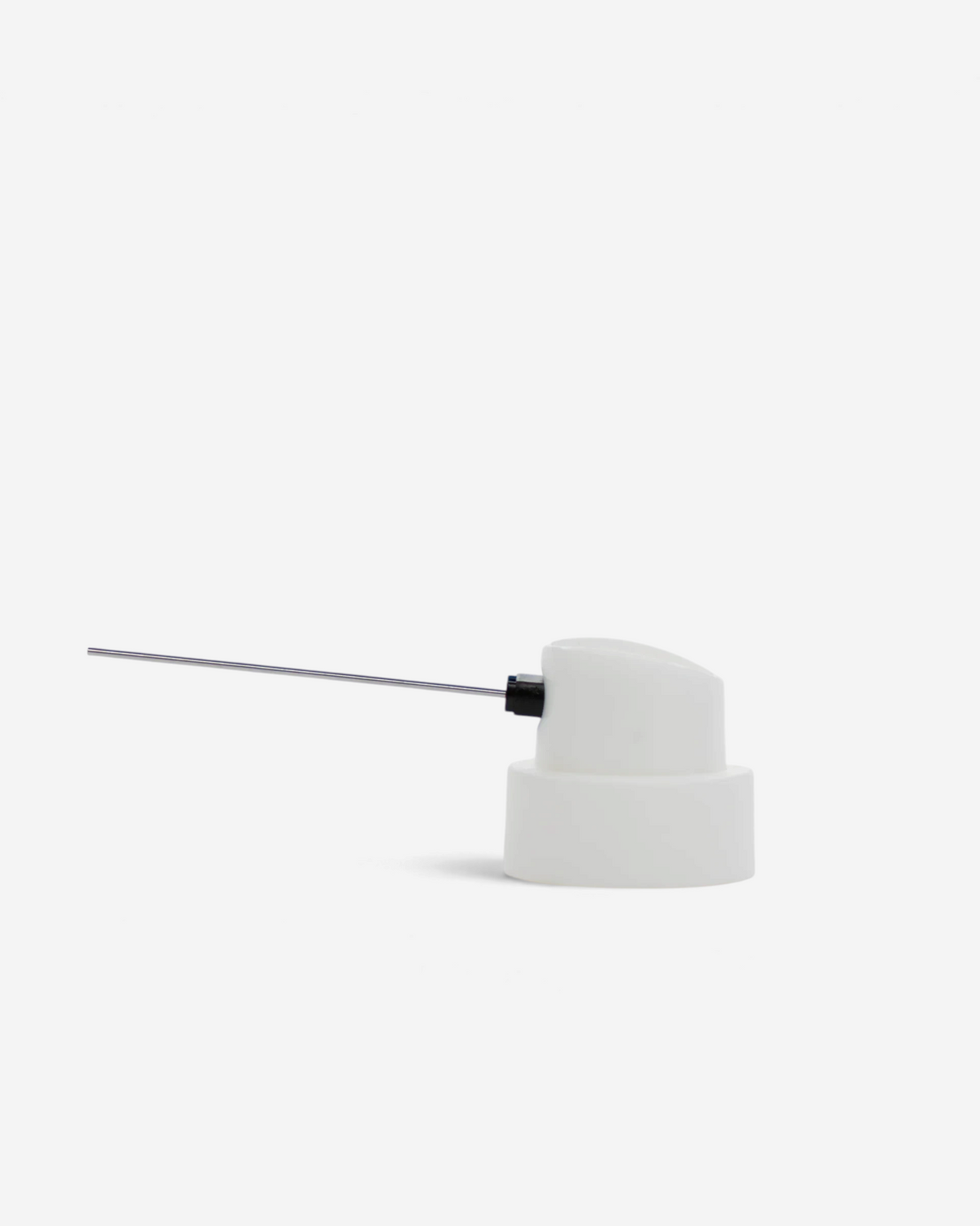 Astrofat Night Quill male needle cap with a long metal nozzle for precision spray paint control on a white background