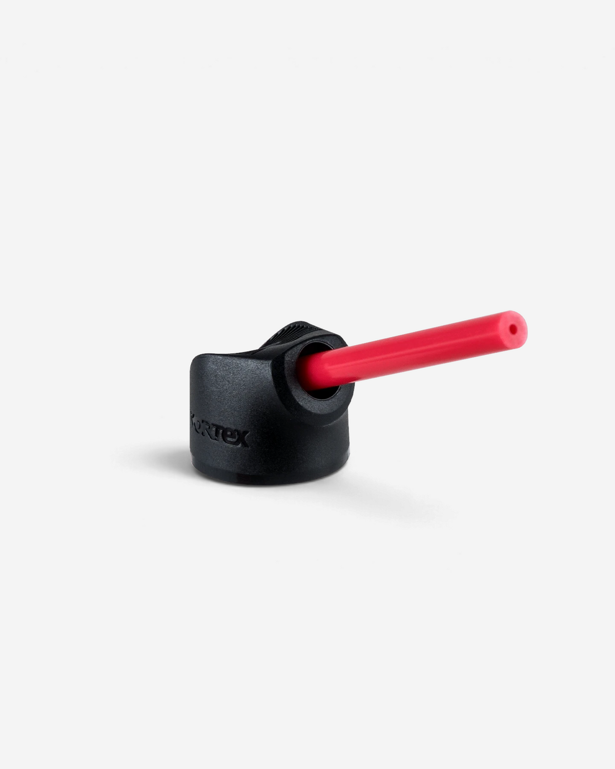 Astrofat Nightquill Vortex Sting Male spray cap with a long red extension tube for high-reach graffiti painting.