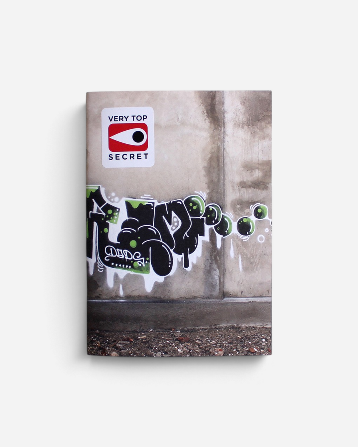 Astrofat Remio Very Top Secret limited edition zine featuring graffiti art on a concrete wall cover