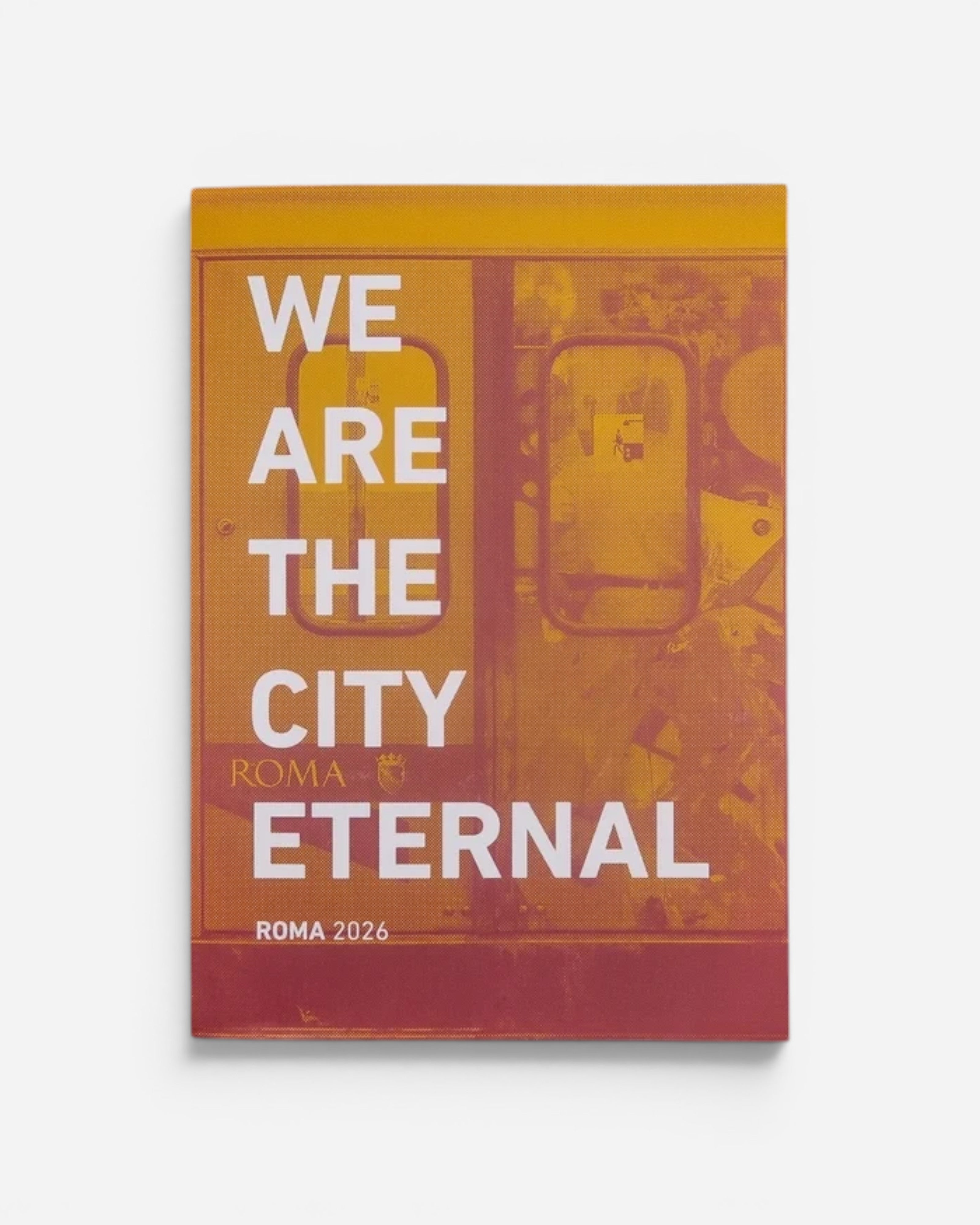 Astrofat We Are The City Eternal Roma 2026 paperback book with orange cover and bold white typography