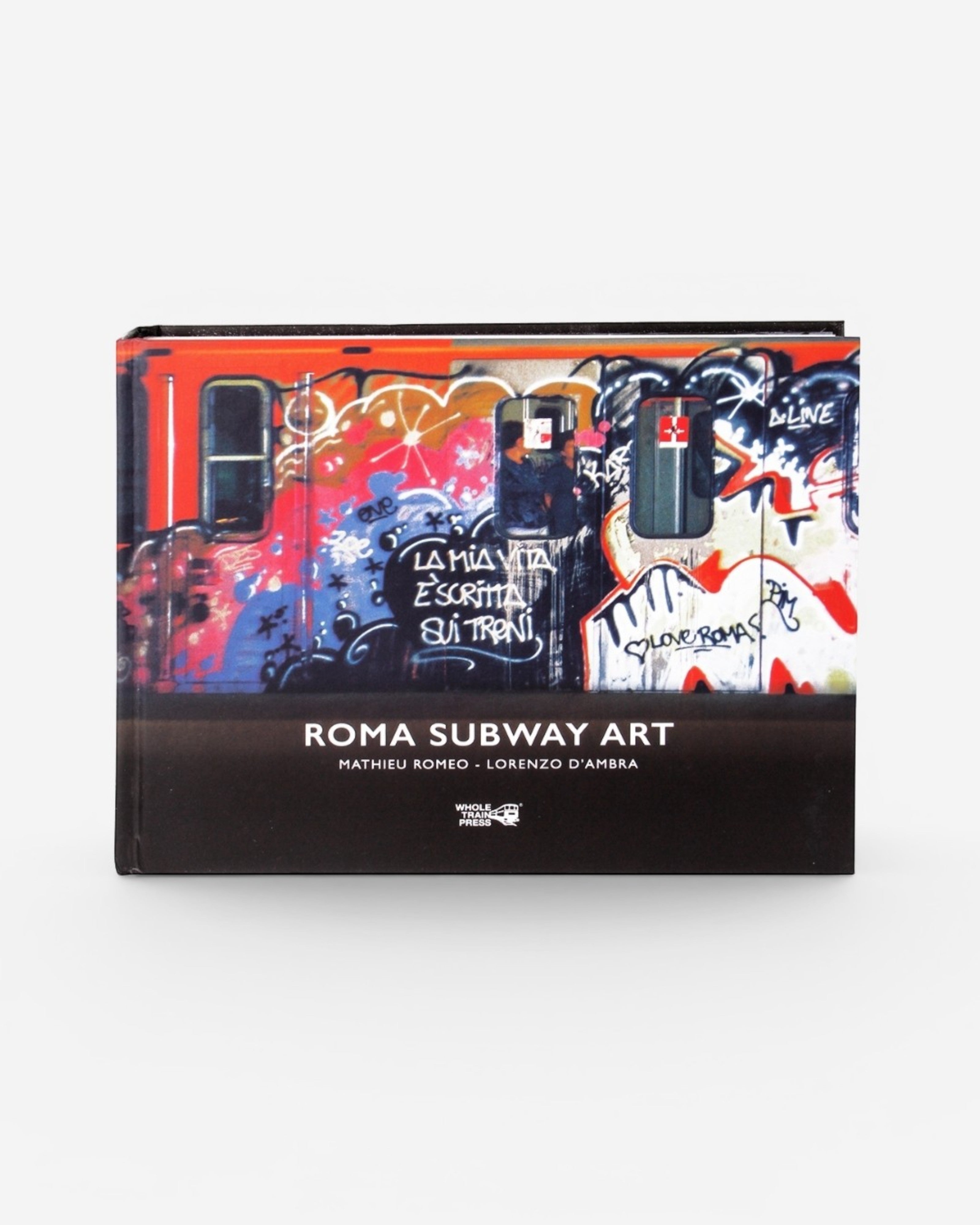 Astrofat Roma Subway Art hardcover book featuring graffiti-covered subway train photography on the cover.