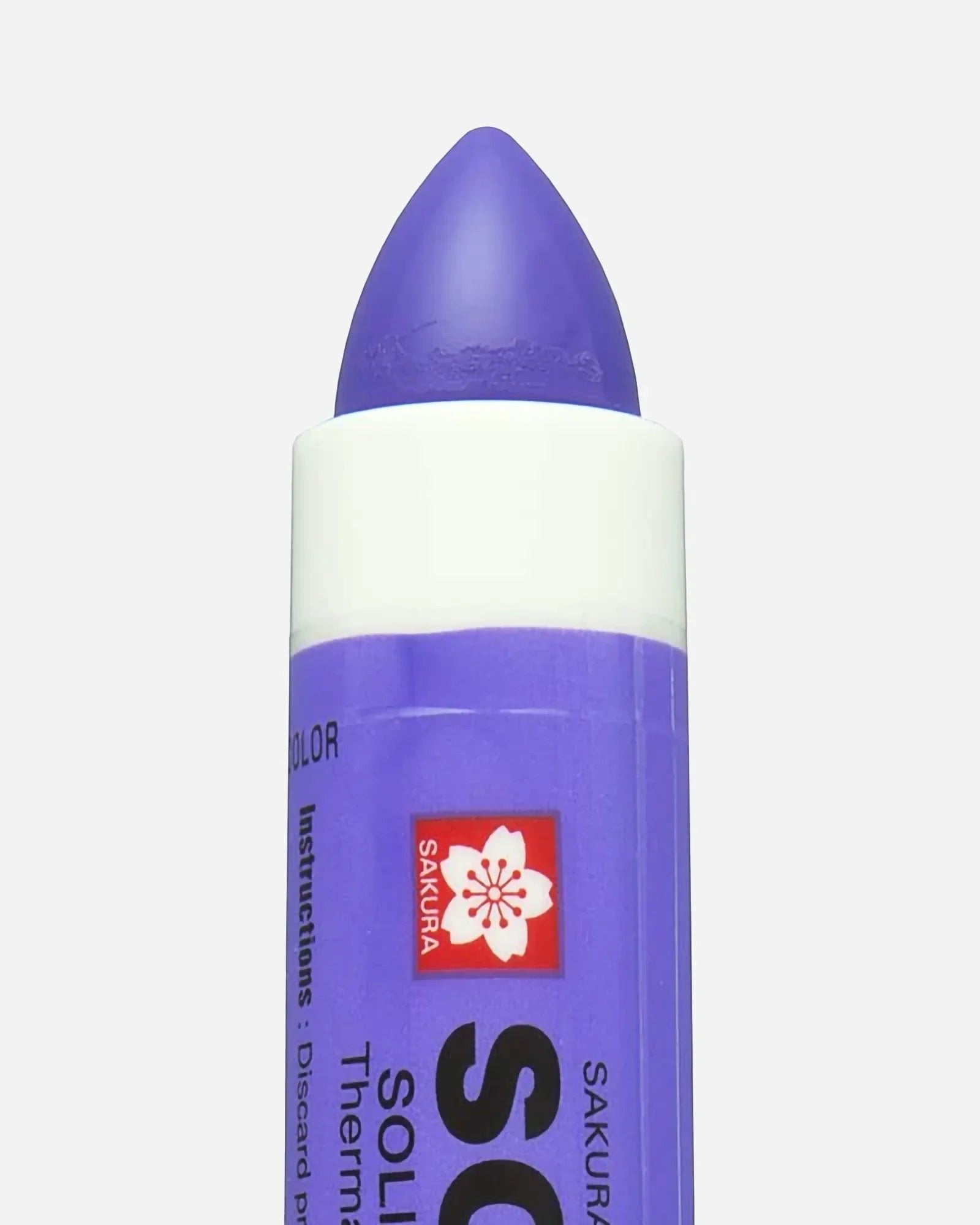 Astrofat Sakura Solid Paint Marker in vibrant purple, with a 13mm tip, ideal for industrial use and art.