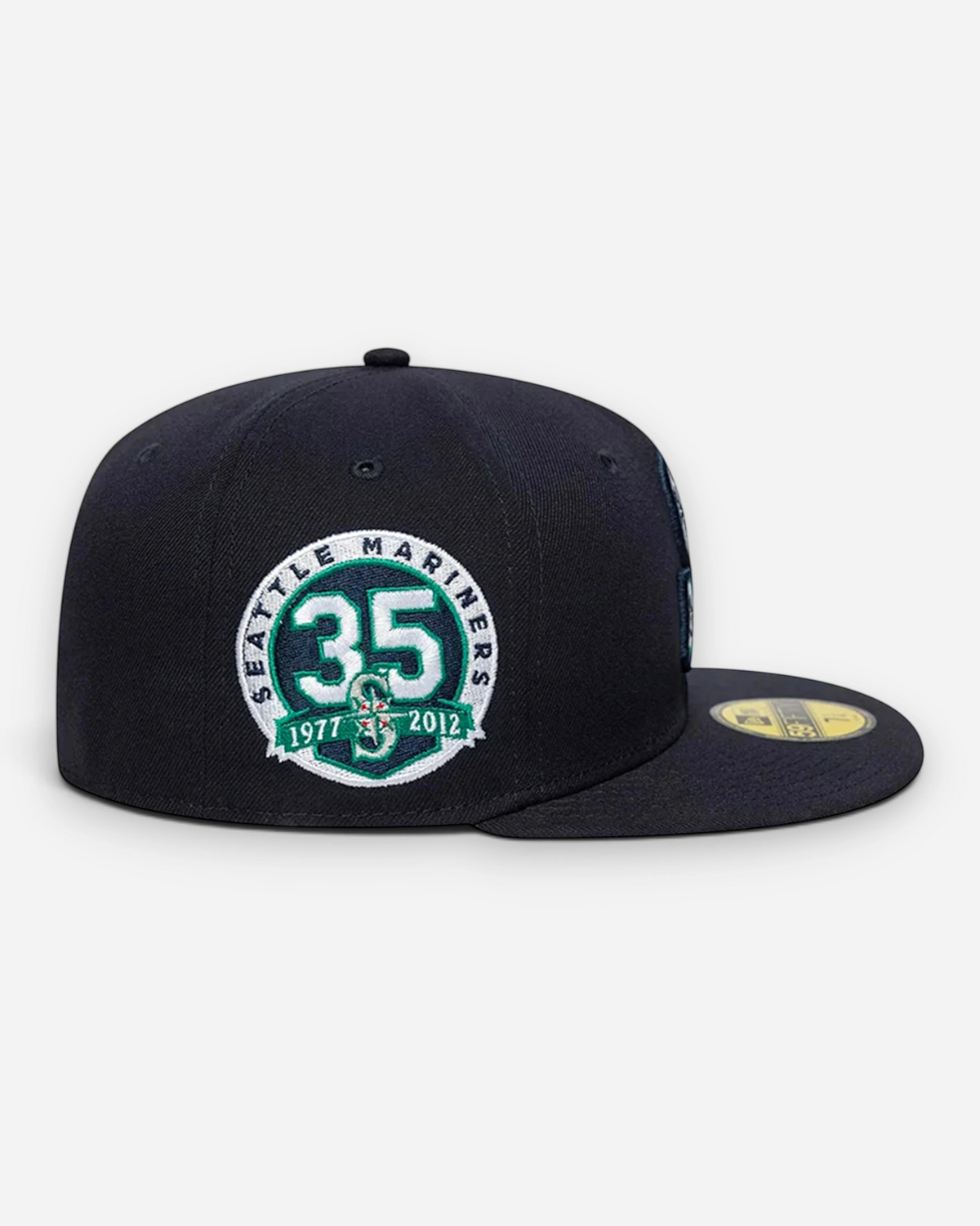 Astrofat navy Seattle Mariners 59FIFTY fitted cap featuring a 35th anniversary Cooperstown patch on the side