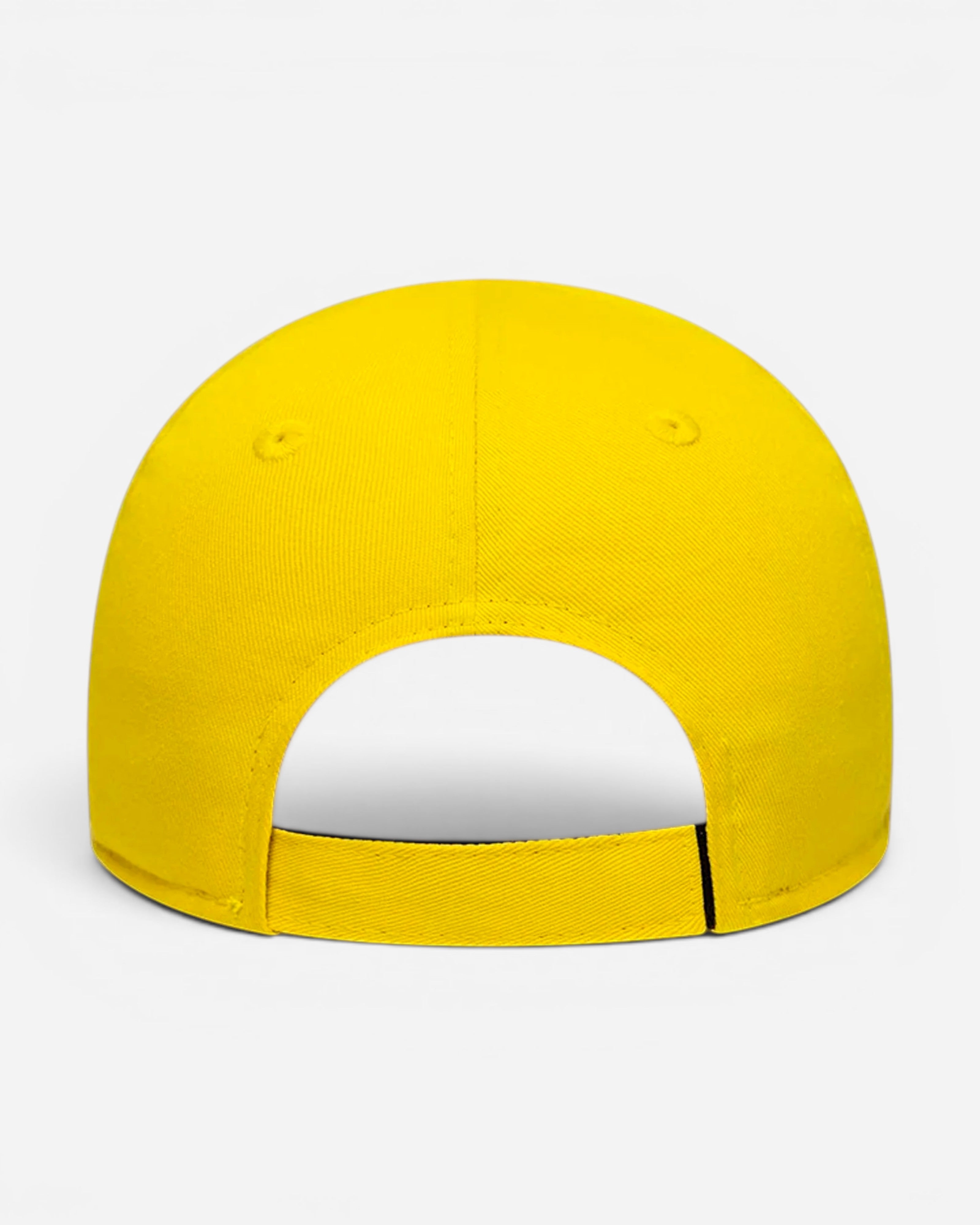 Astrofat Toddler 9FORTY New Era cap in bright yellow cotton, featuring a Spongebob face graphic and adjustable velcro closure.