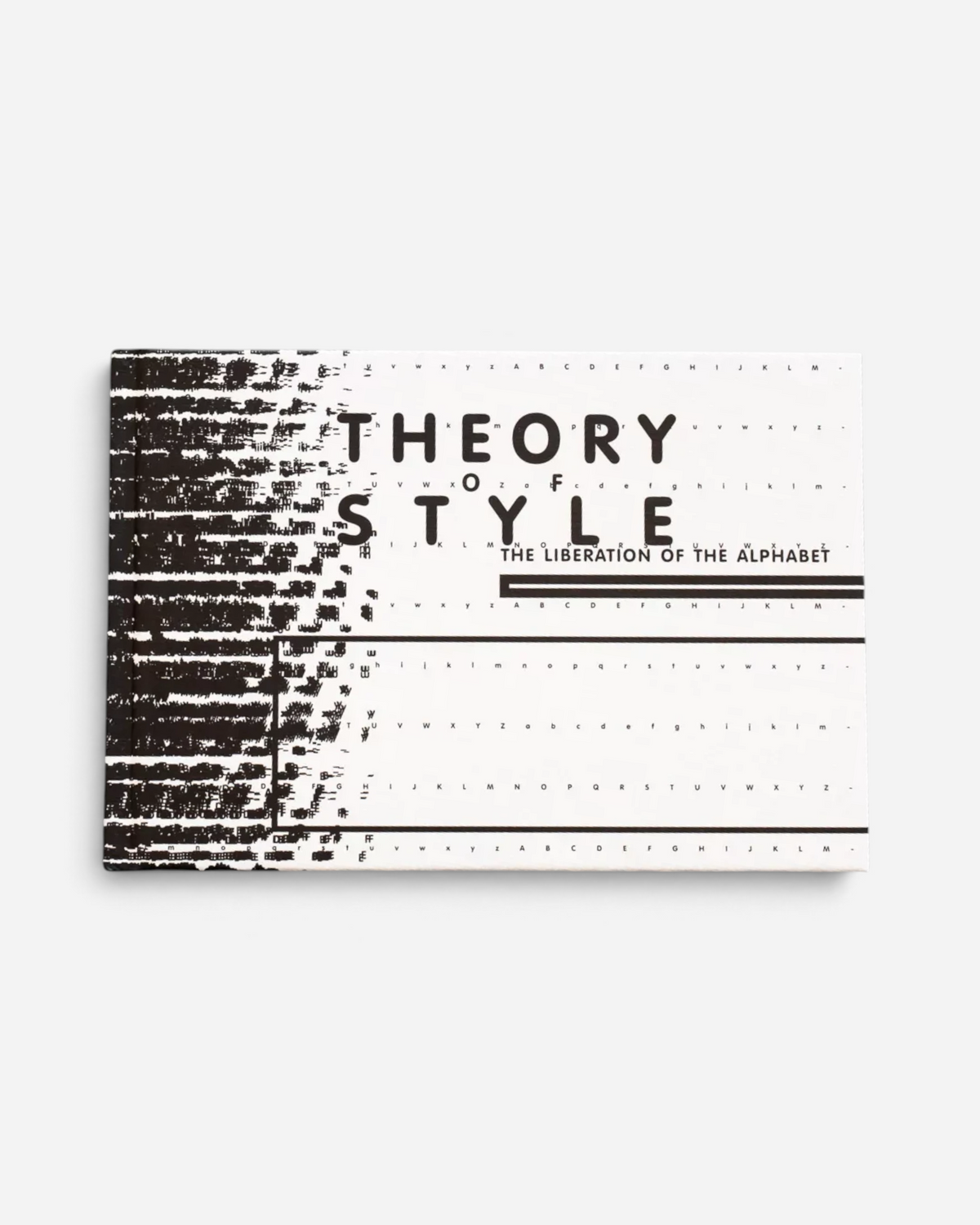 Astrofat Theory of Style hardcover book featuring a black and white typographic cover design about graffiti art.