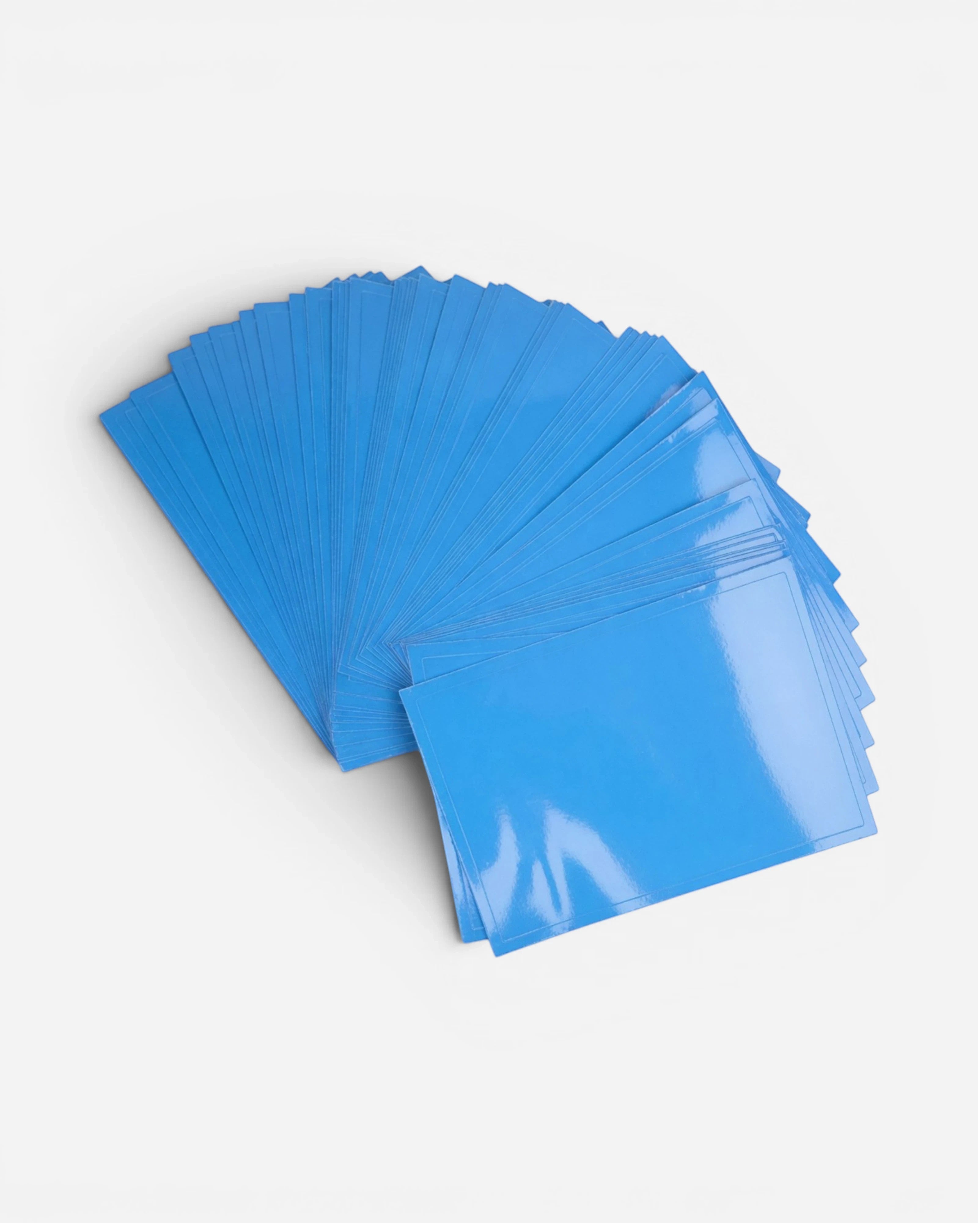 Astrofat Toki Cracker Eggshell stickers in neon blue. Pack of 50, 11x8cm, virtually impossible to remove.