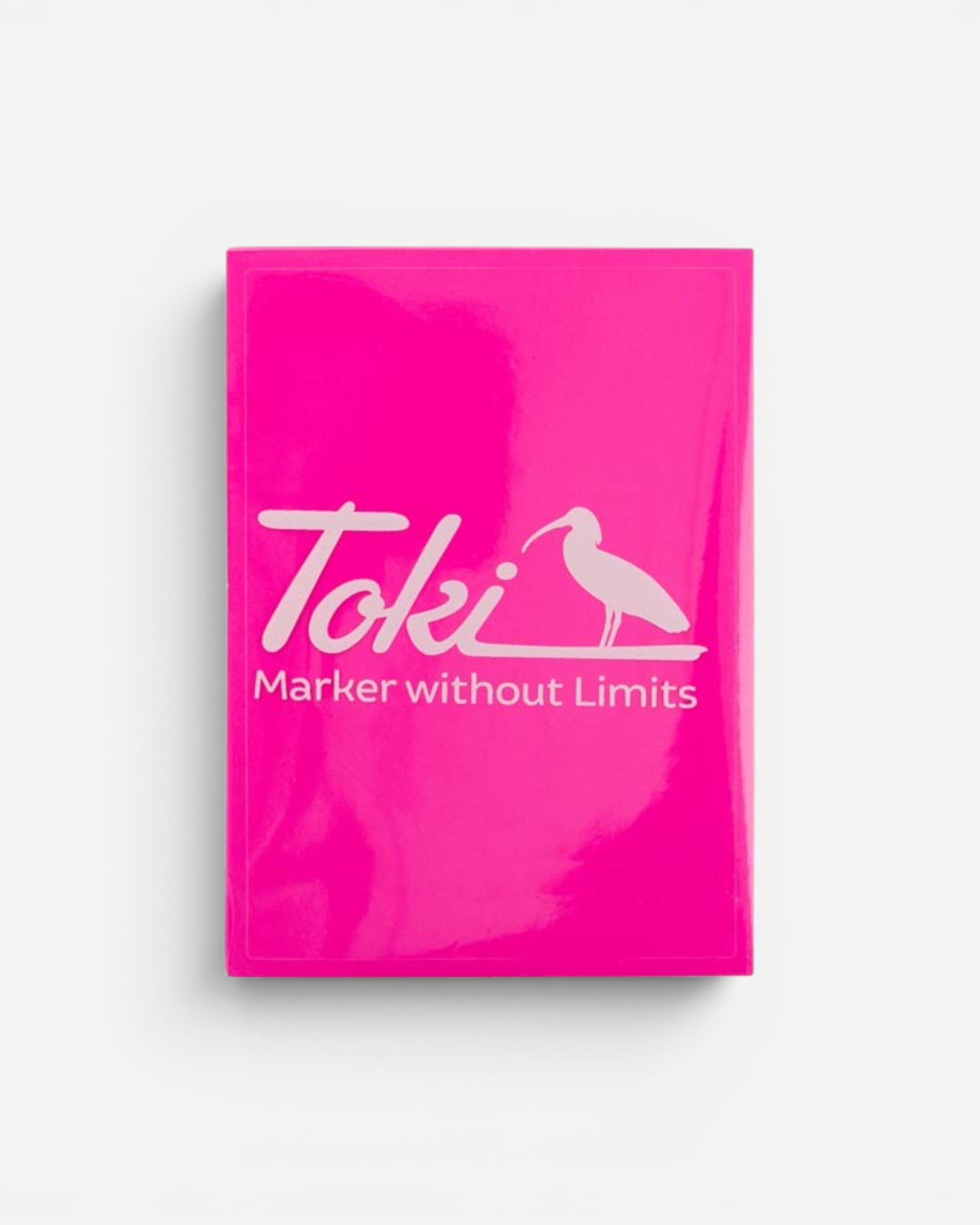 Astrofat Toki Cracker Eggshell stickers in neon pink. Pack of 50, 11x8cm, special vinyl that destroys when removed.