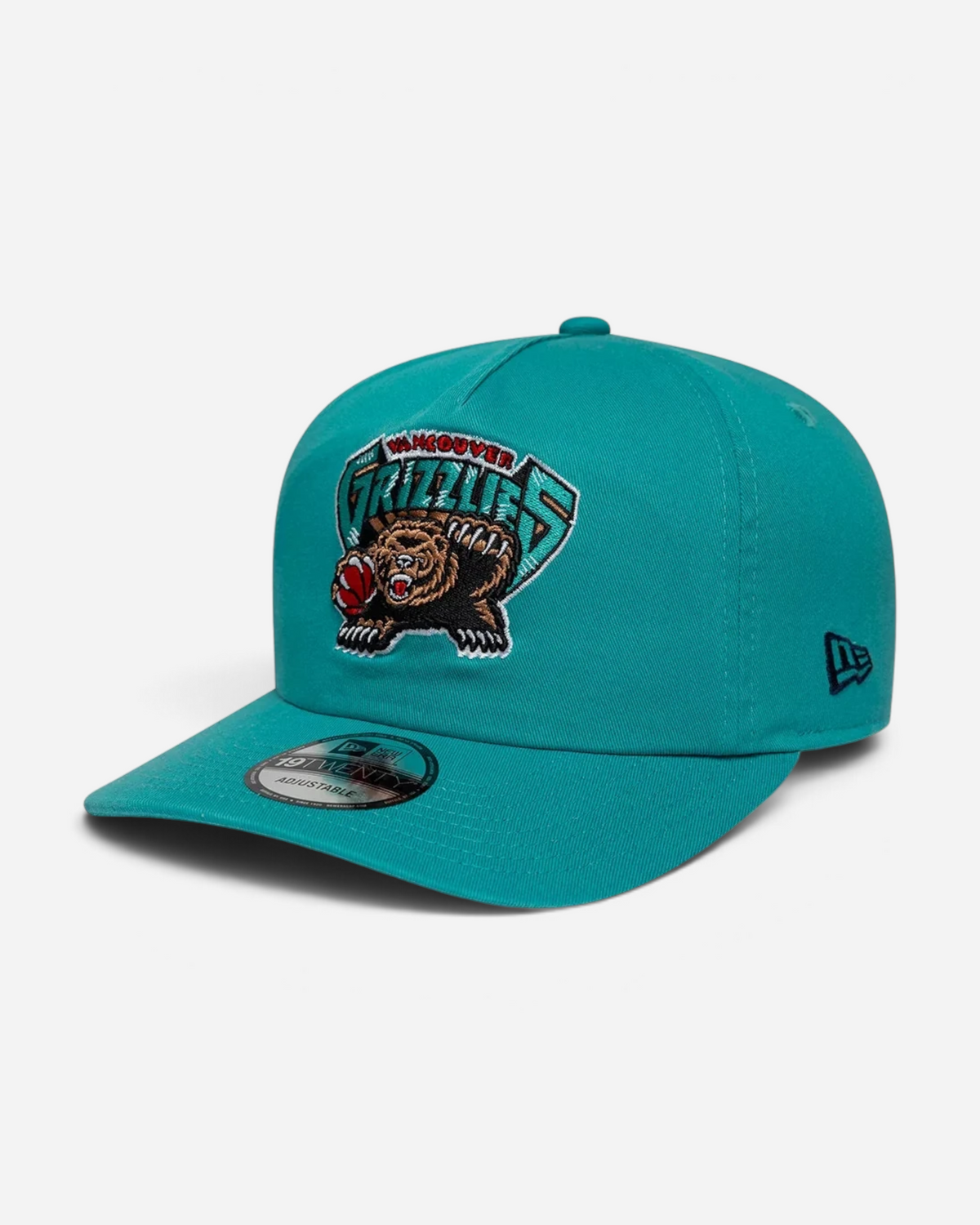 Astrofat turquoise Vancouver Grizzlies 19TWENTY adjustable snapback cap with embroidered team logo and curved visor