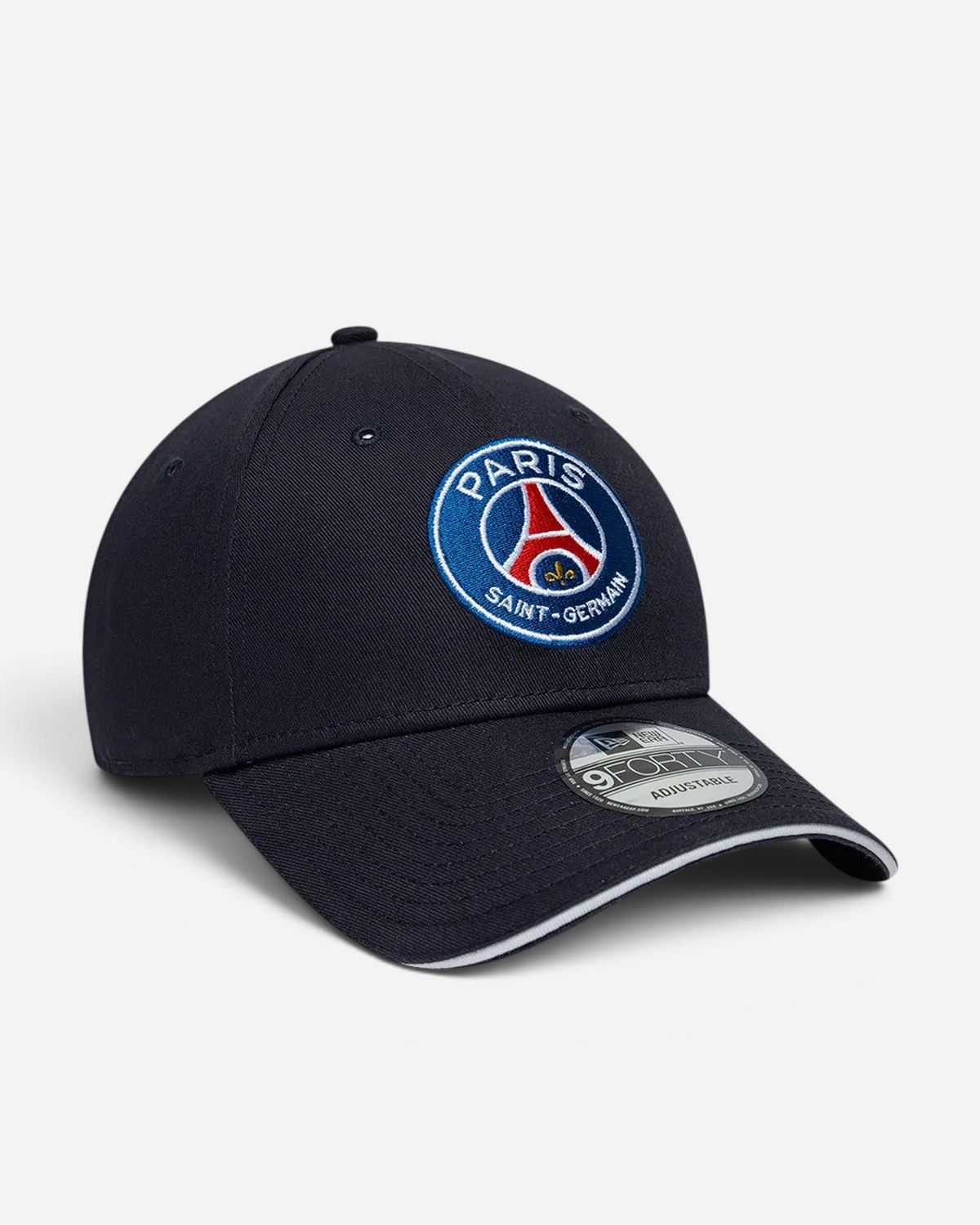 Astrofat 9FORTY Paris Saint Germain strapback cap in black with embroidered team logo and curved visor.