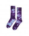 PROPAGANDA Logo Mid Socks Tie Dye Purple